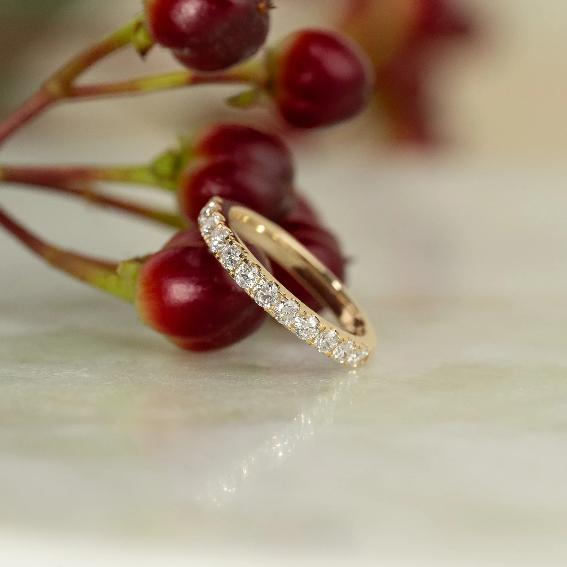 ALLIANCE DIAMOND RING - Image 3