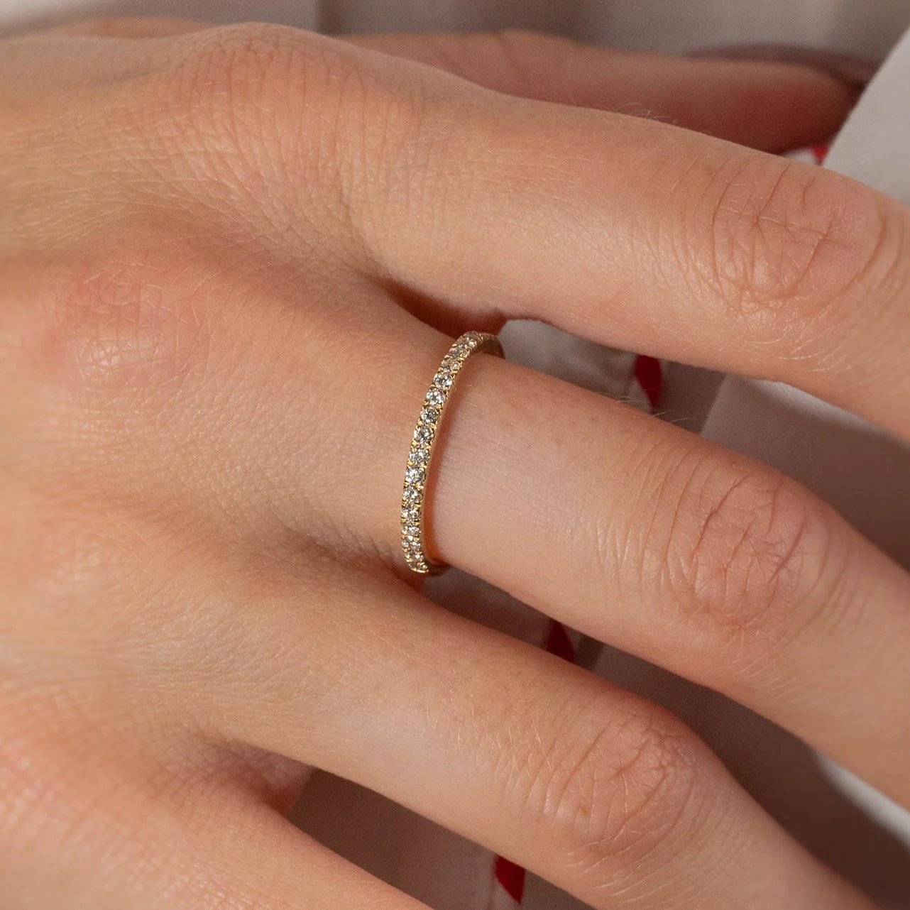 ALLIANCE LAB-DIAMOND RING - 0.25ct - YG - Image 2