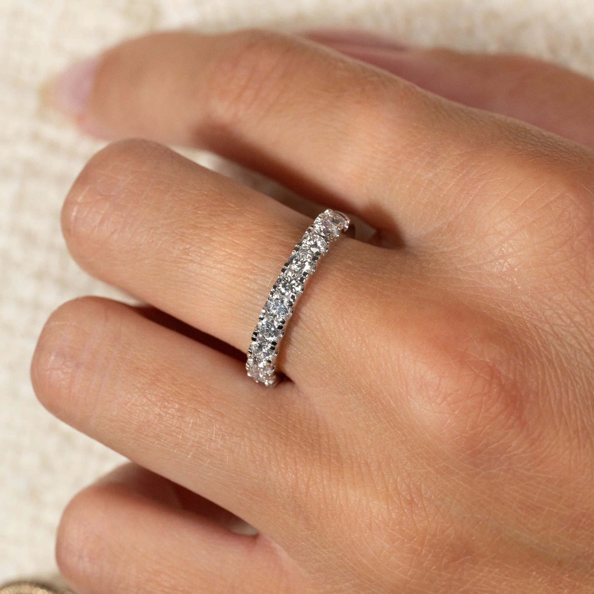 ALLIANCE LAB-DIAMOND RING - 1.0ct - WG - Image 2