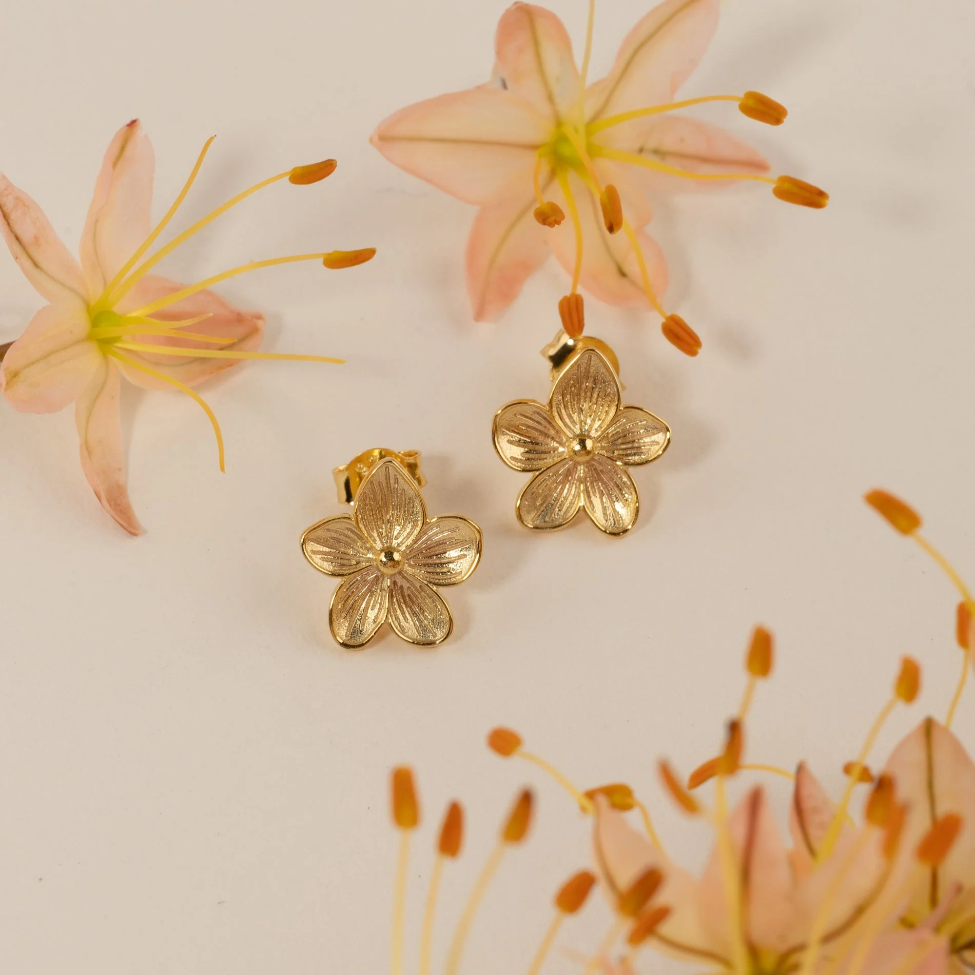 ANE GOLDEN STUD EARRING