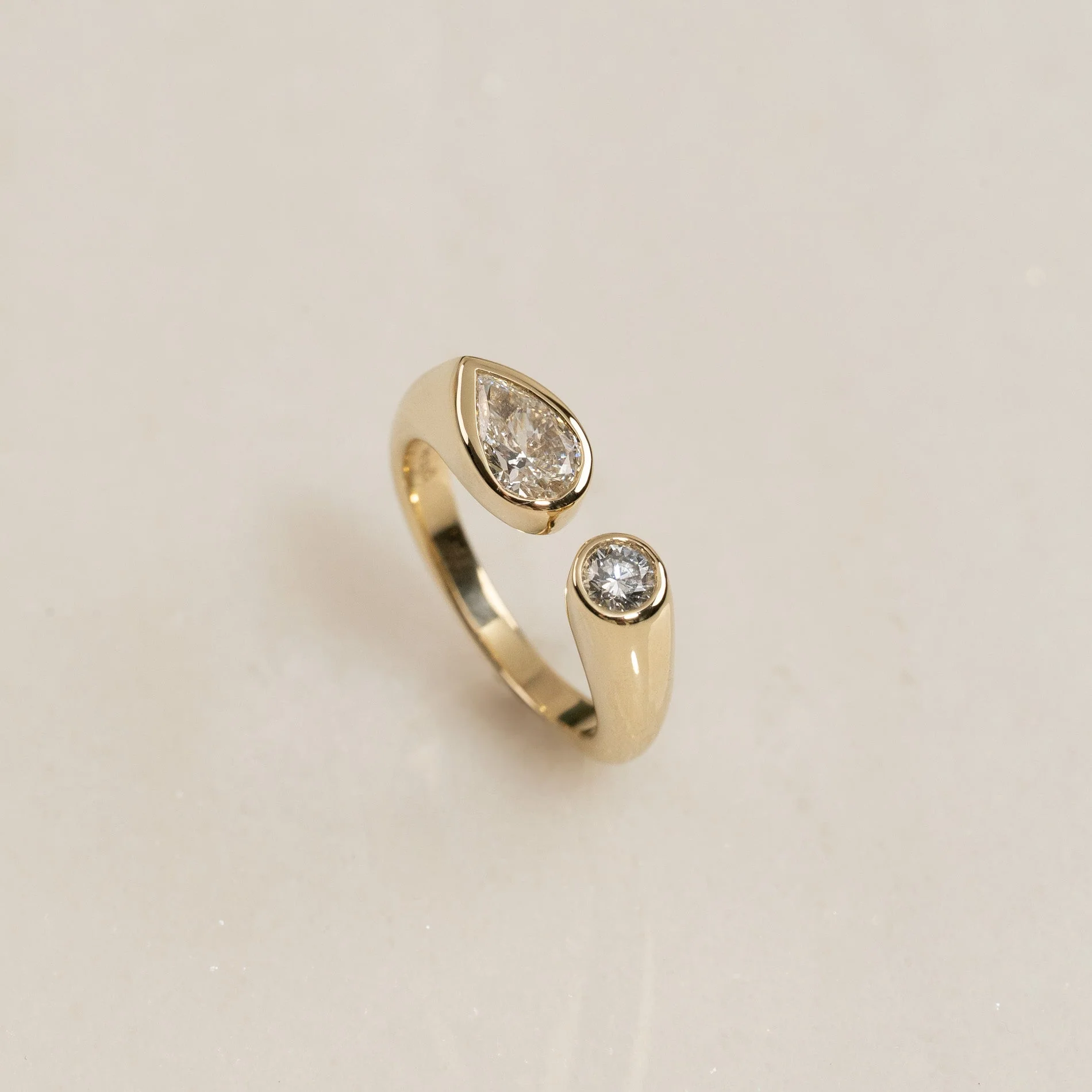 TOI ET MOI DIAMOND RING - 0.85ct