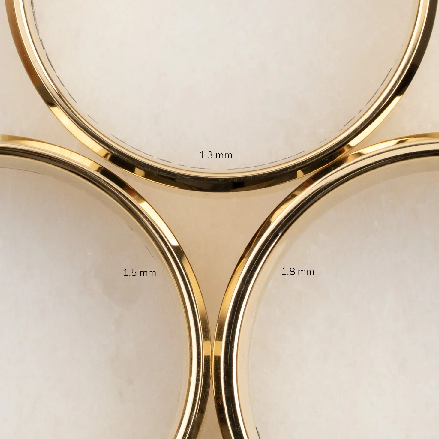 BEVELED FLAT COMFORT WEDDING BAND - YG - Image 8