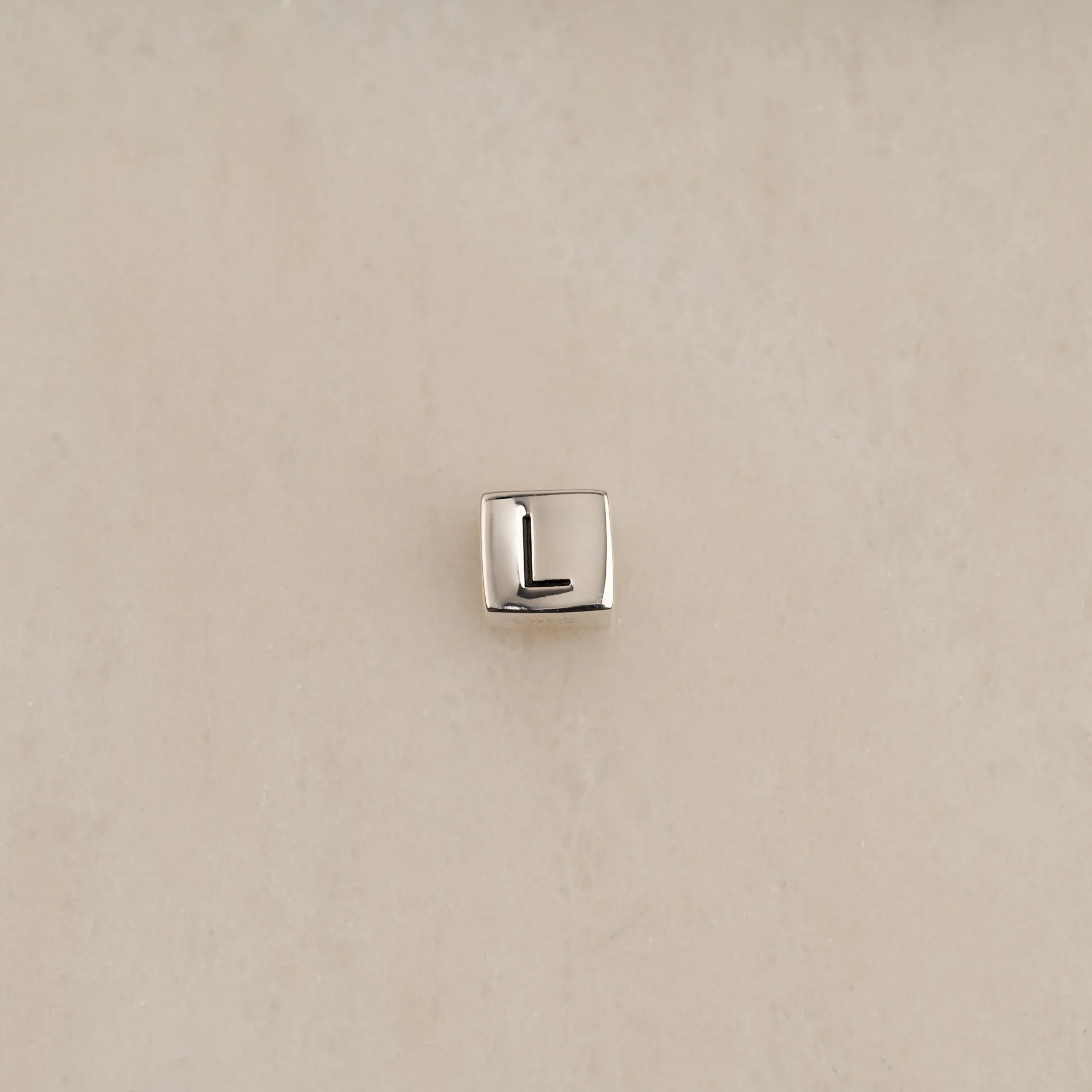 BOX LETTER SILVER PENDANT - Image 14