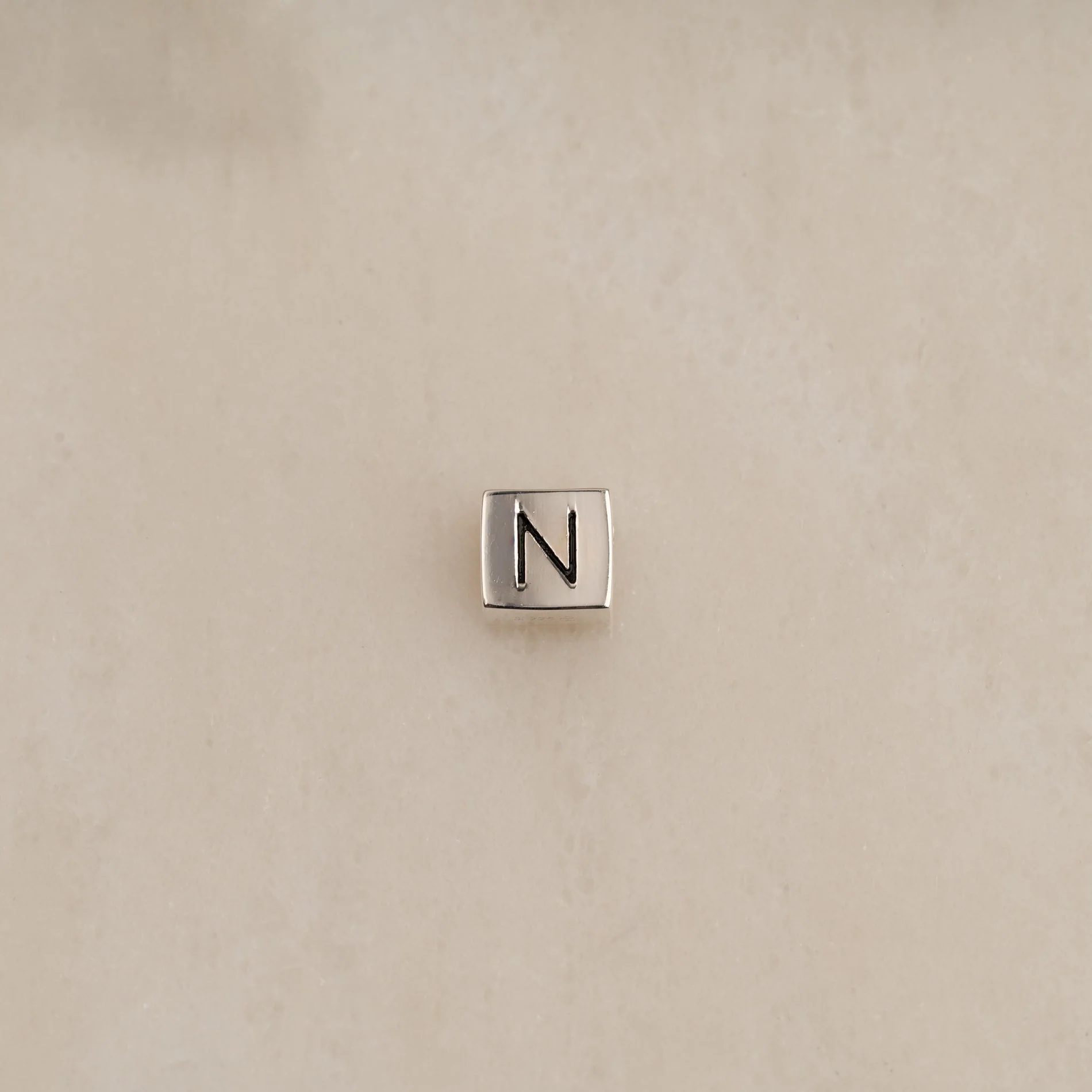 BOX LETTER SILVER PENDANT - Image 16