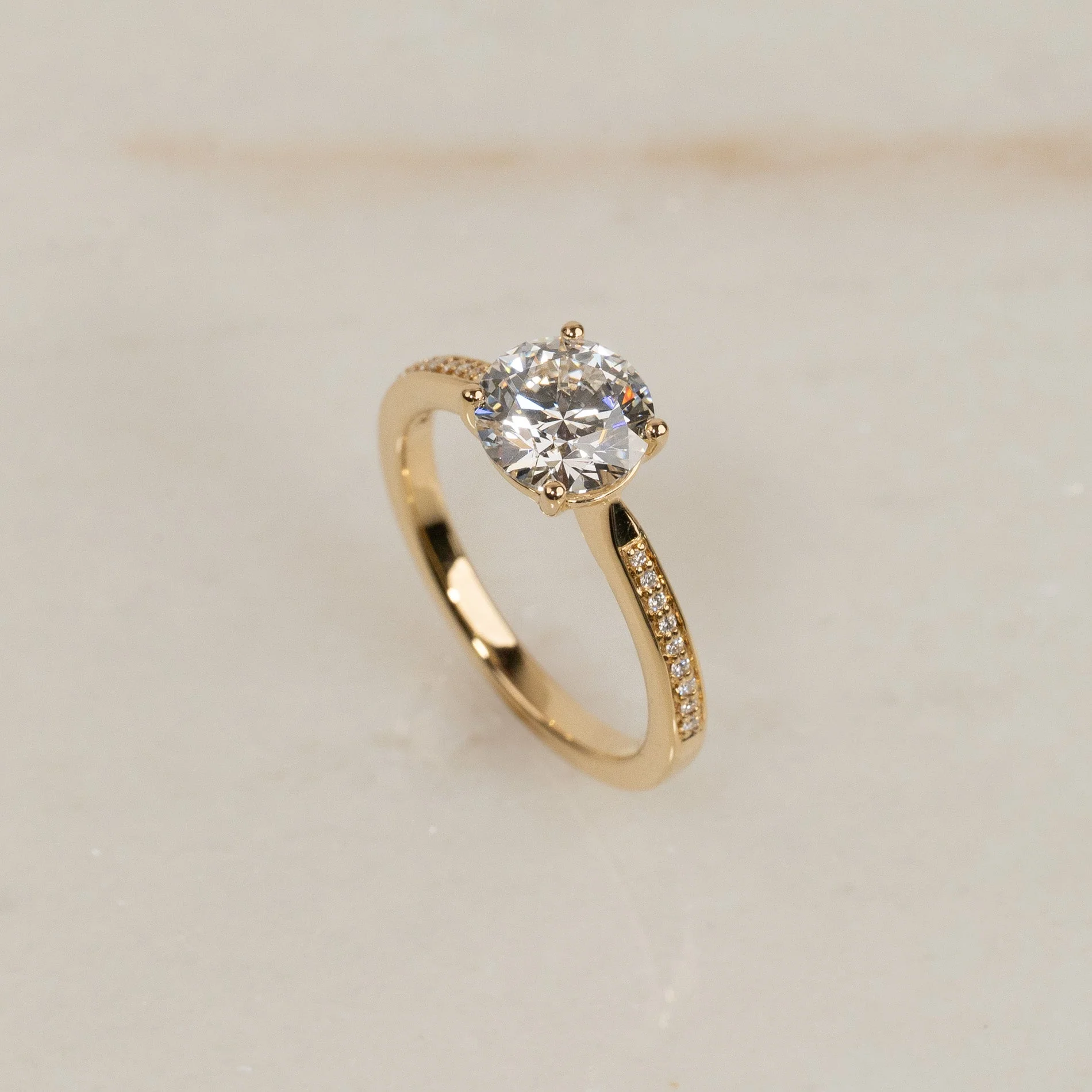 CHANNEL-SET ALLIANCE DIAMOND RING - 1.5ct