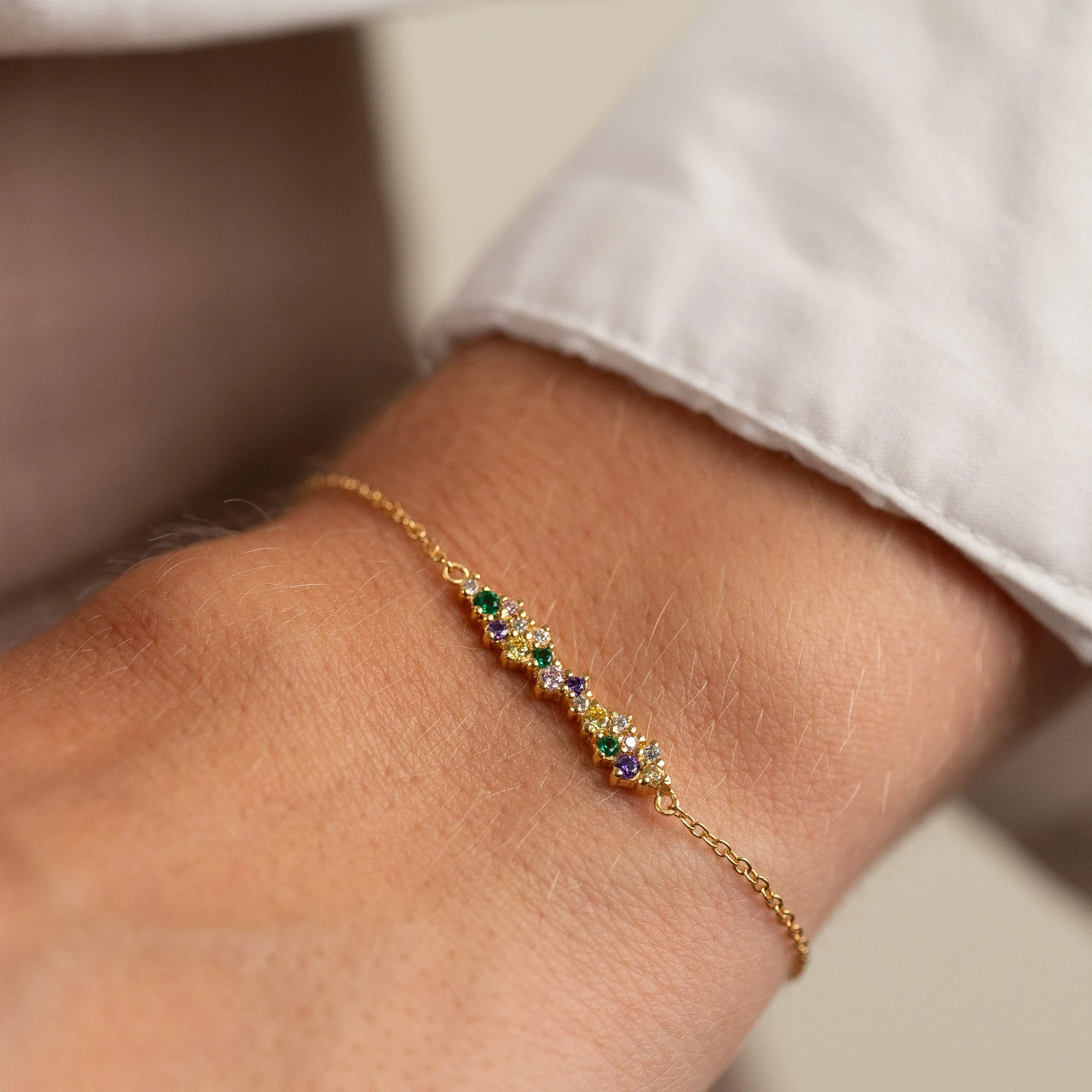 CLAIR RAINBOW GOLDEN BRACELET