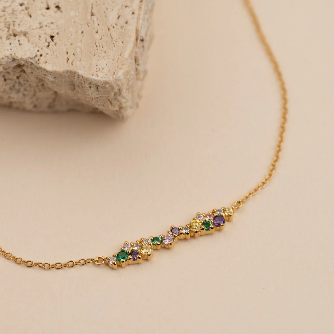 CLAIR RAINBOW GOLDEN NECKLACE
