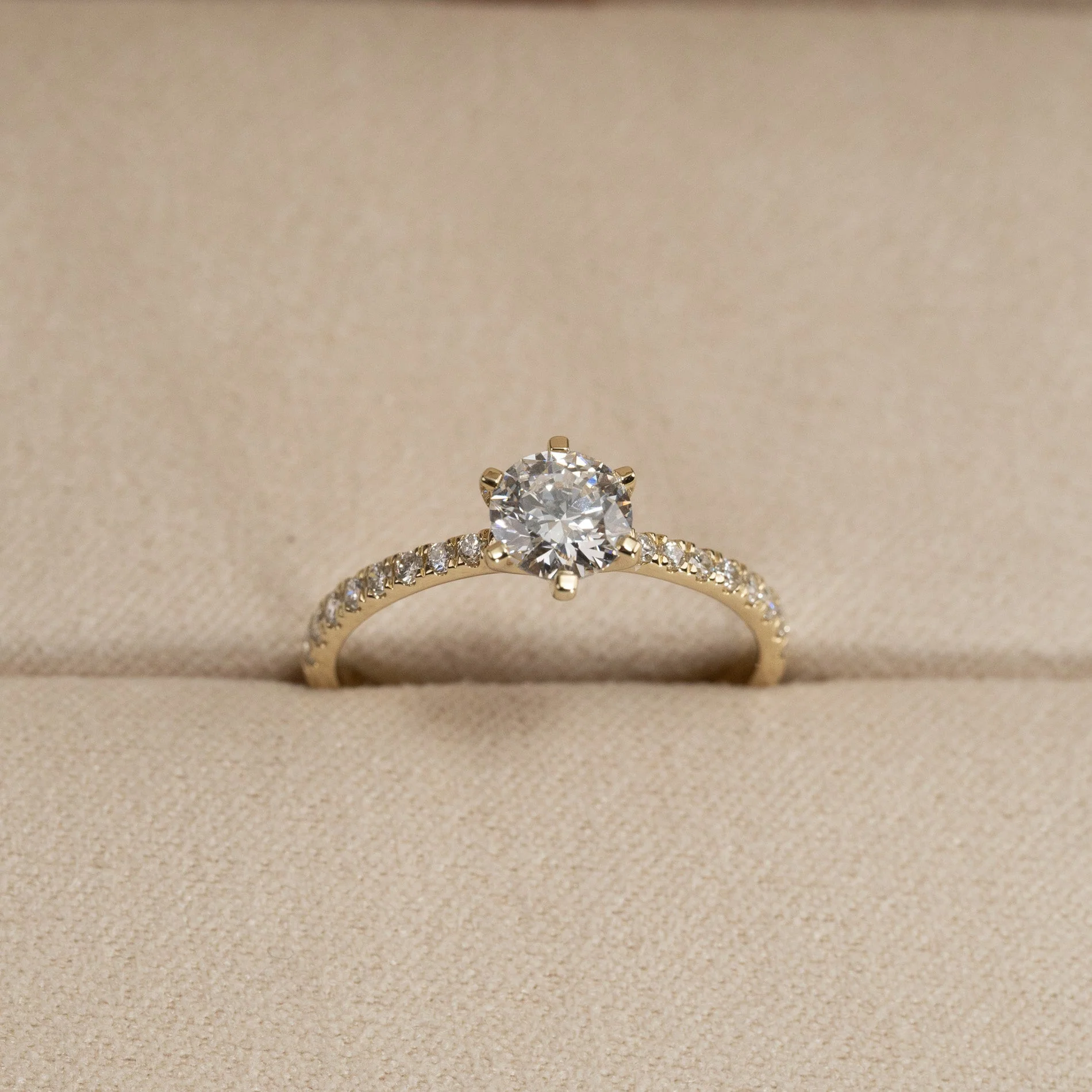 CLASSIC 6-PRONG ALLIANCE DIAMOND RING - Image 4