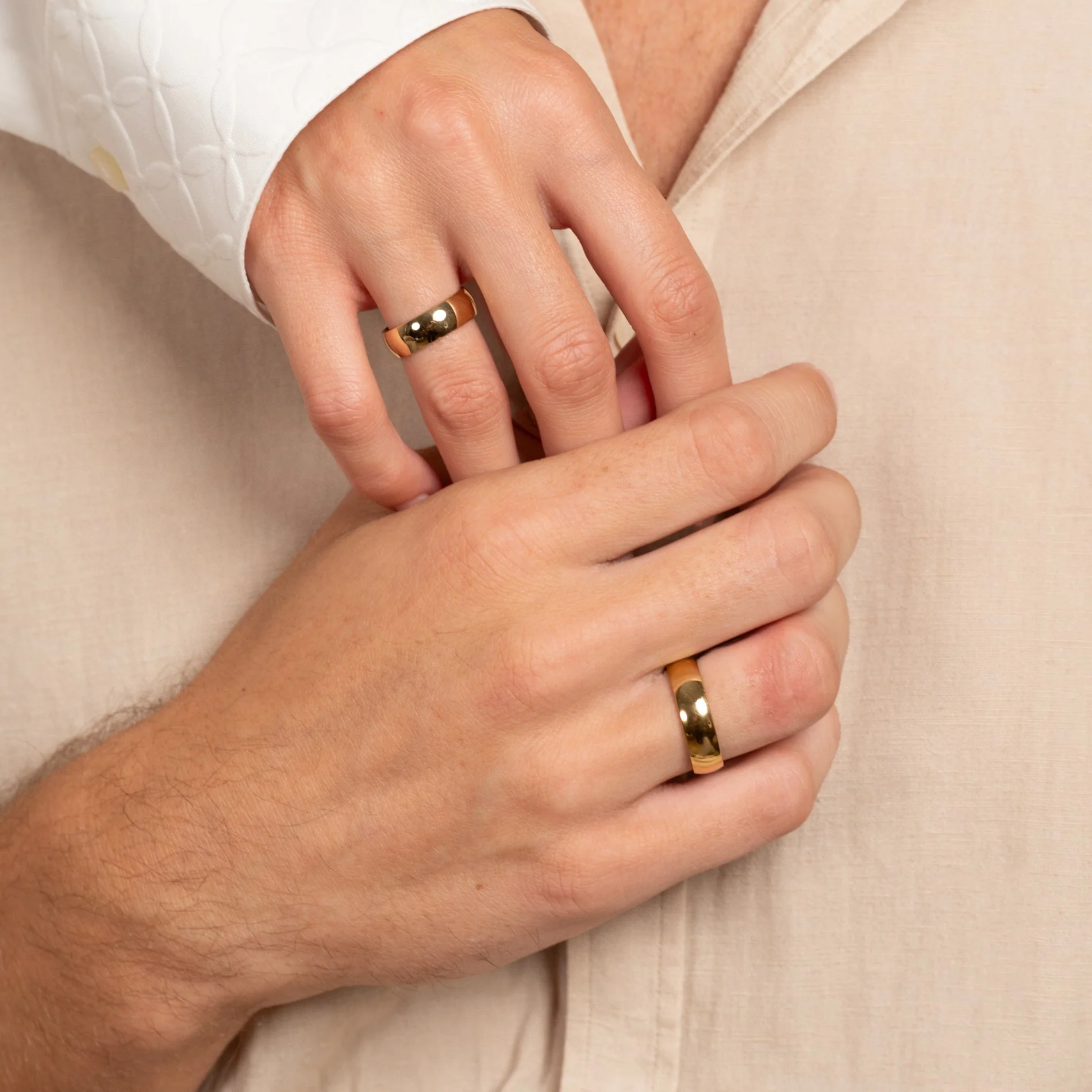 CLASSIC D-PROFILE WEDDING BAND - 6mm - YG - Image 4