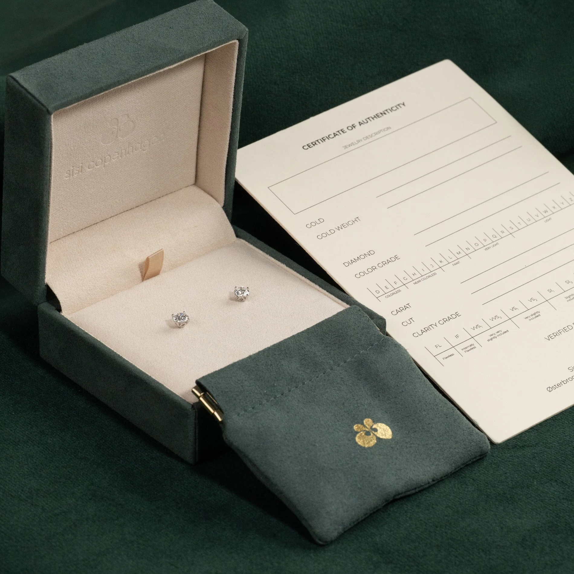 CLASSIC SOLITAIRE LAB-DIAMOND STUD EARRING - 1.0ct - WG - Image 9