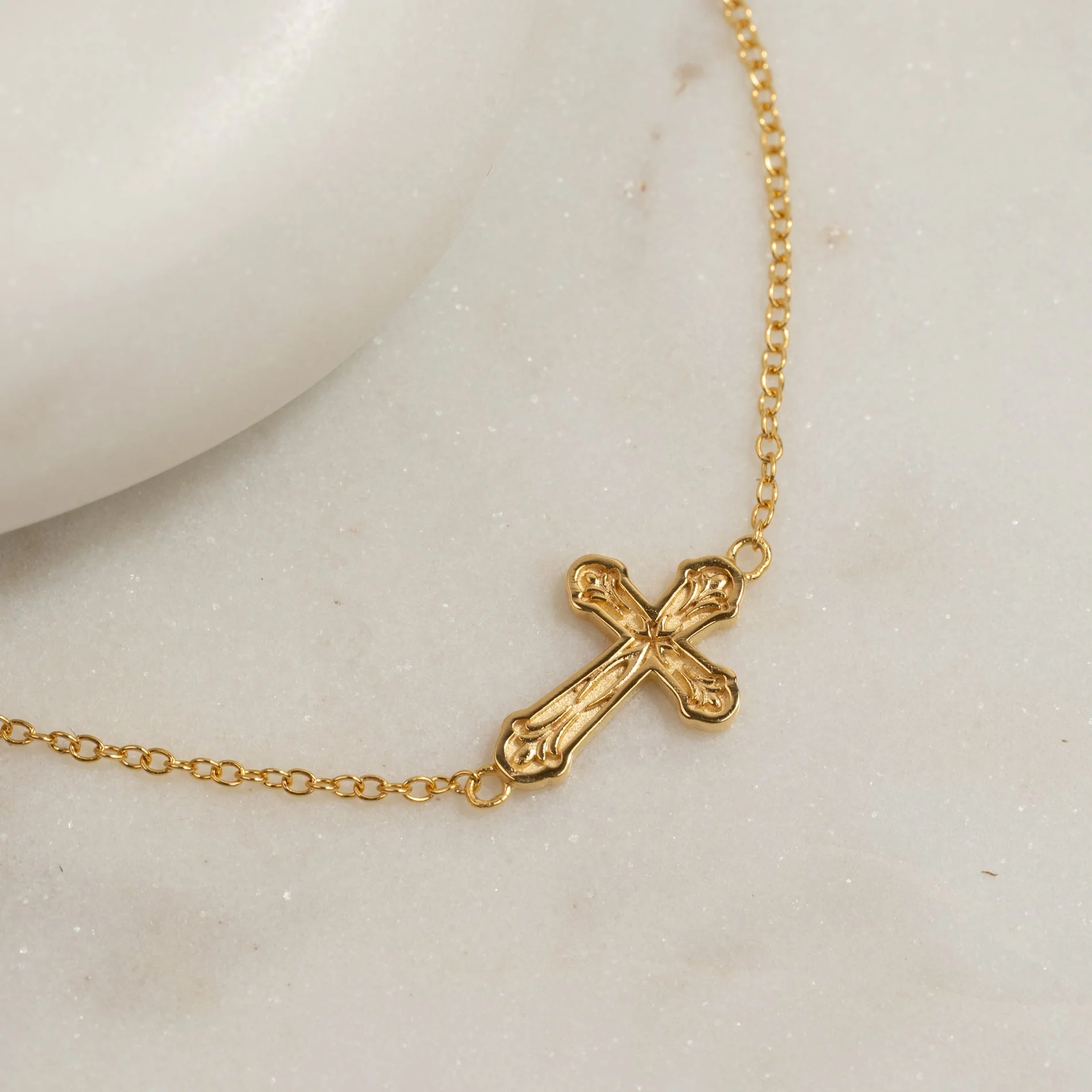 DAGMAR CROSS GOLDEN BRACELET - Image 3