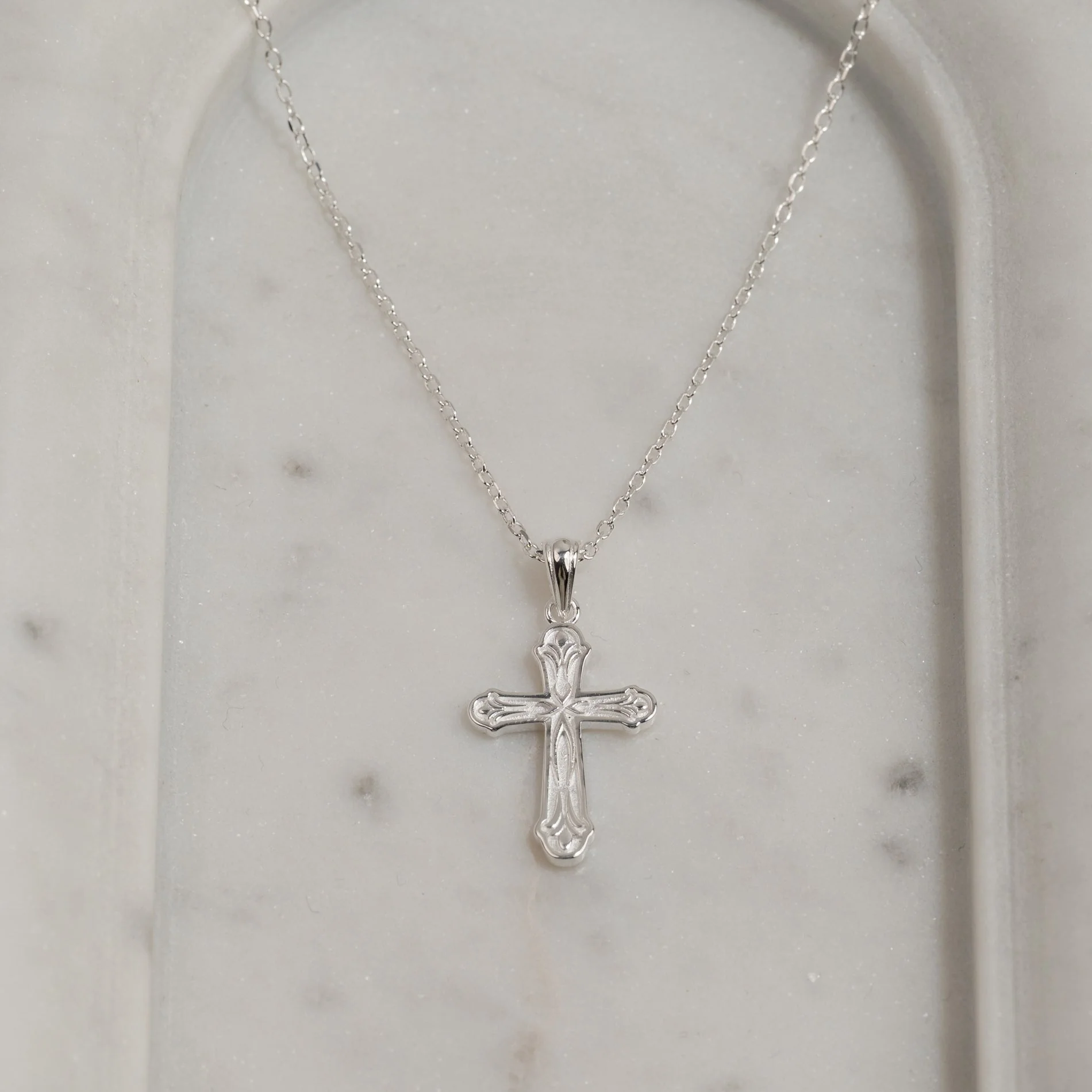 DAGMAR CROSS SILVER PENDANT - Image 4