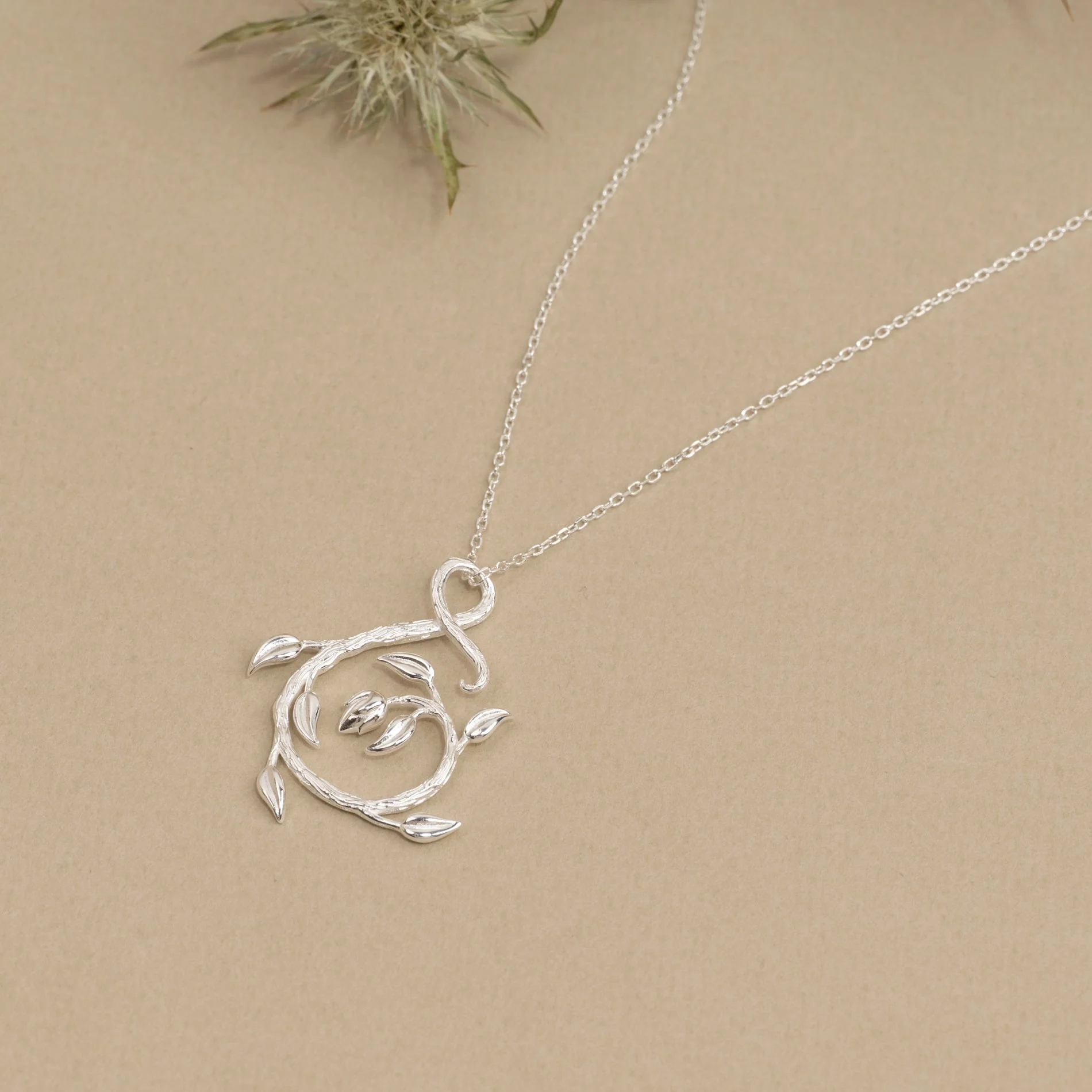 EDEN SWIRL SILVER PENDANT - Image 5