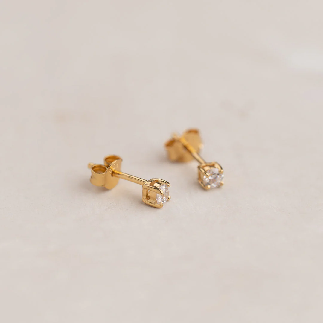 ENA GOLDEN EARRING - 3mm