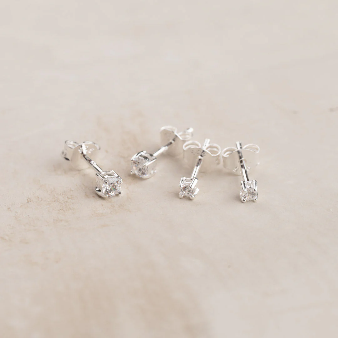ENA SILVER EARRING - 2mm - Image 7