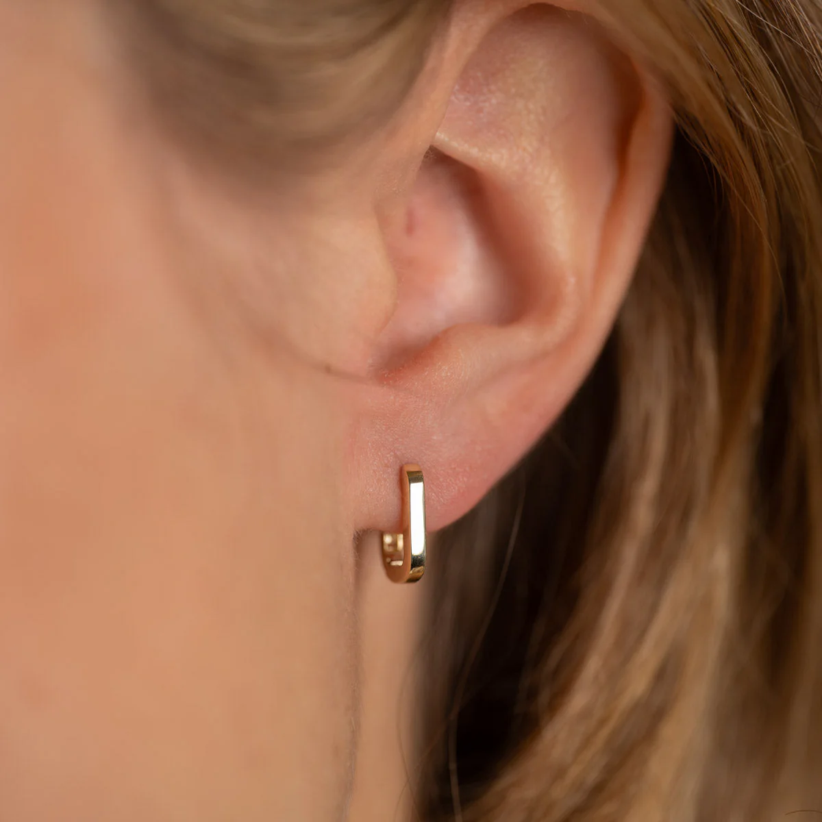 FRANCIE SOLID GOLD EARRING
