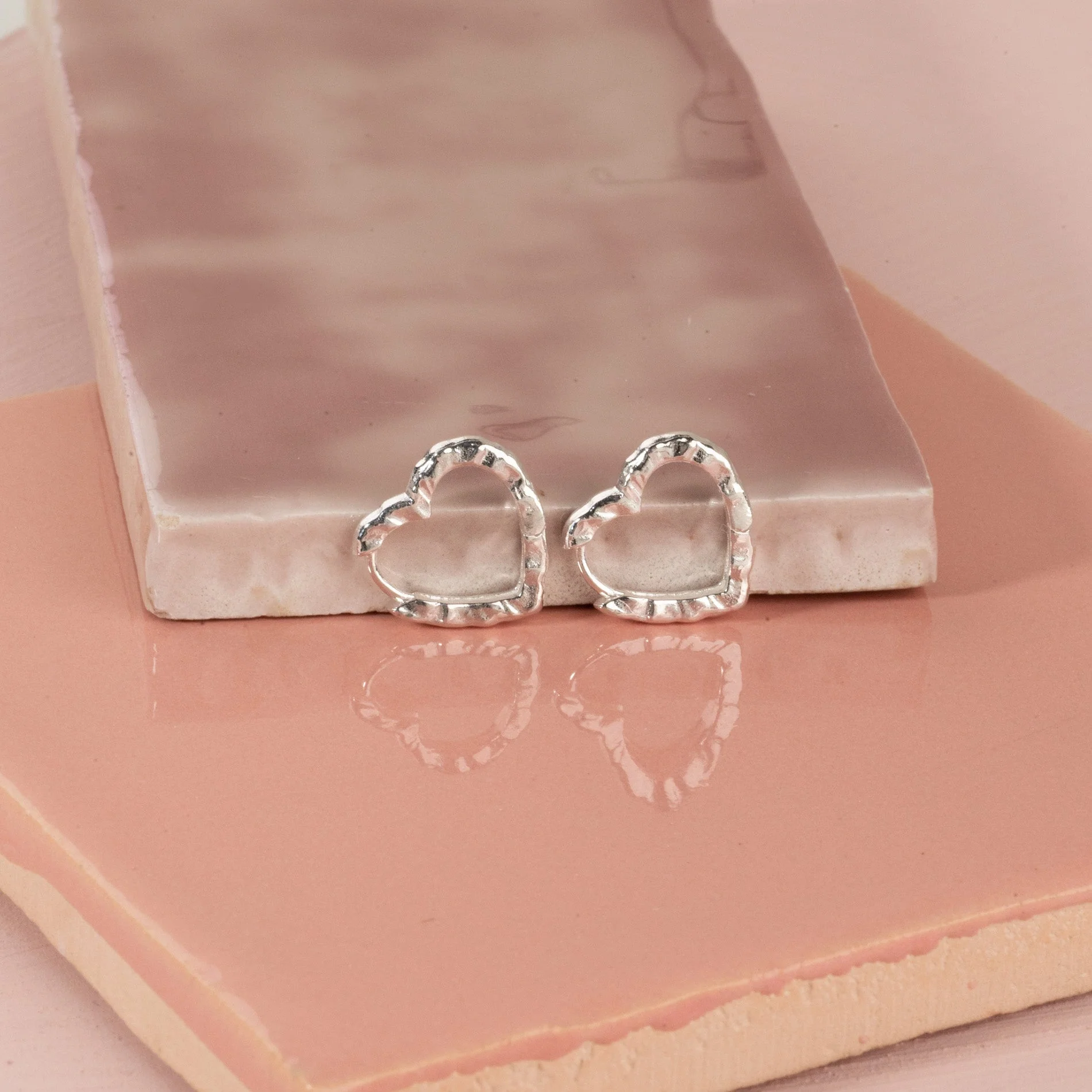 FREYA SILVER CREOL EARRING