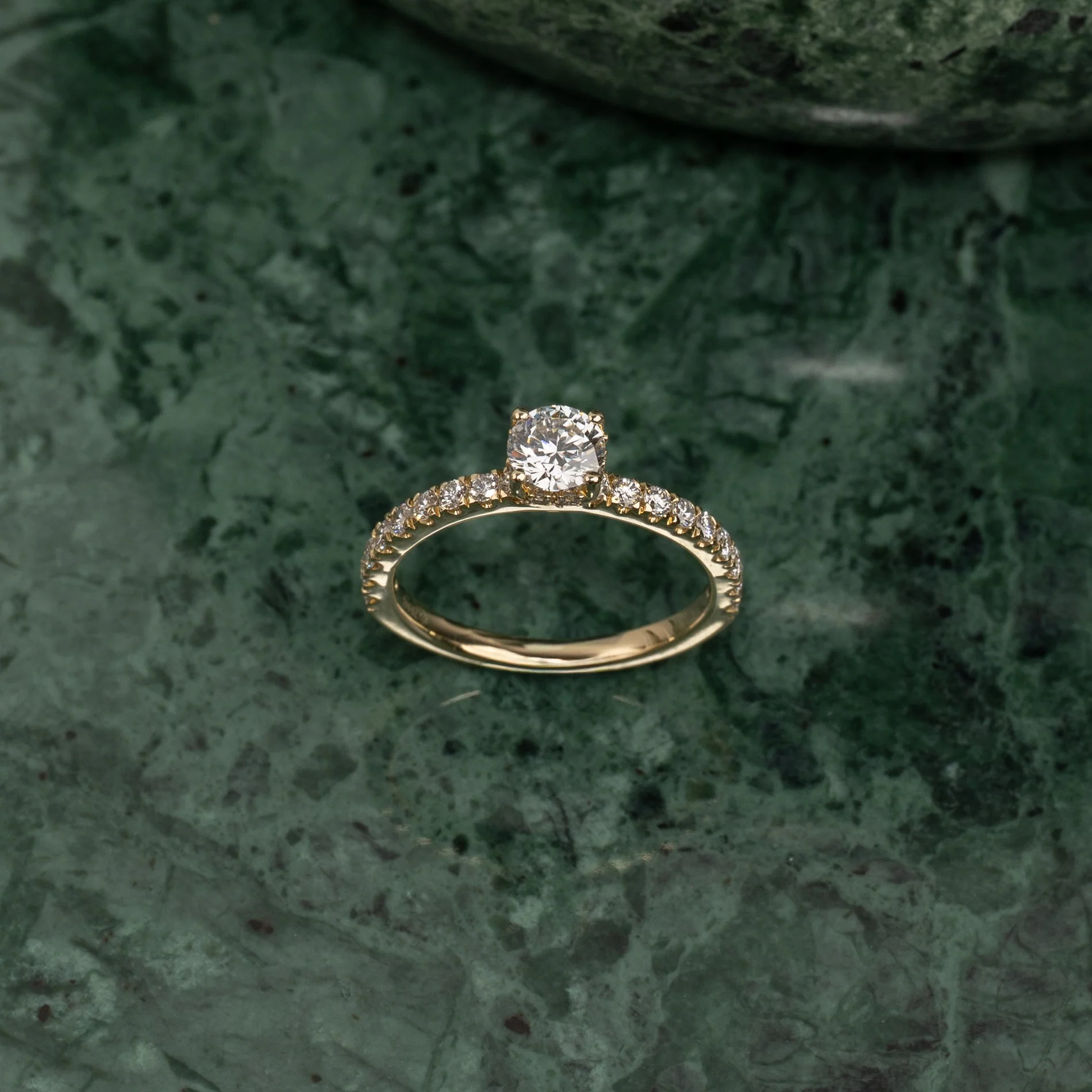 HIDDEN-HALO ALLIANCE DIAMOND RING - Image 7