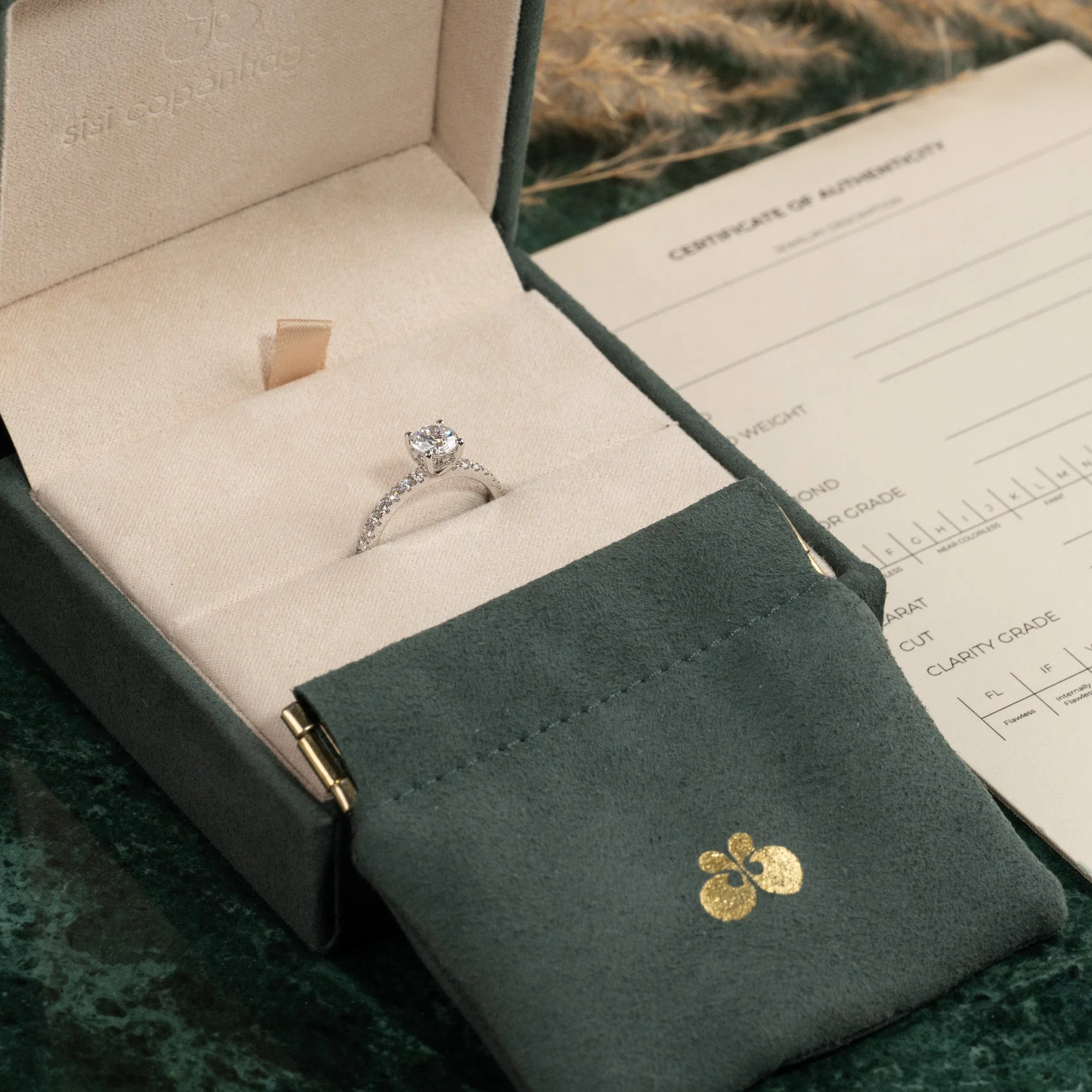 HIDDEN-HALO ALLIANCE LAB-DIAMOND RING - 1.25ct - WG - Image 6