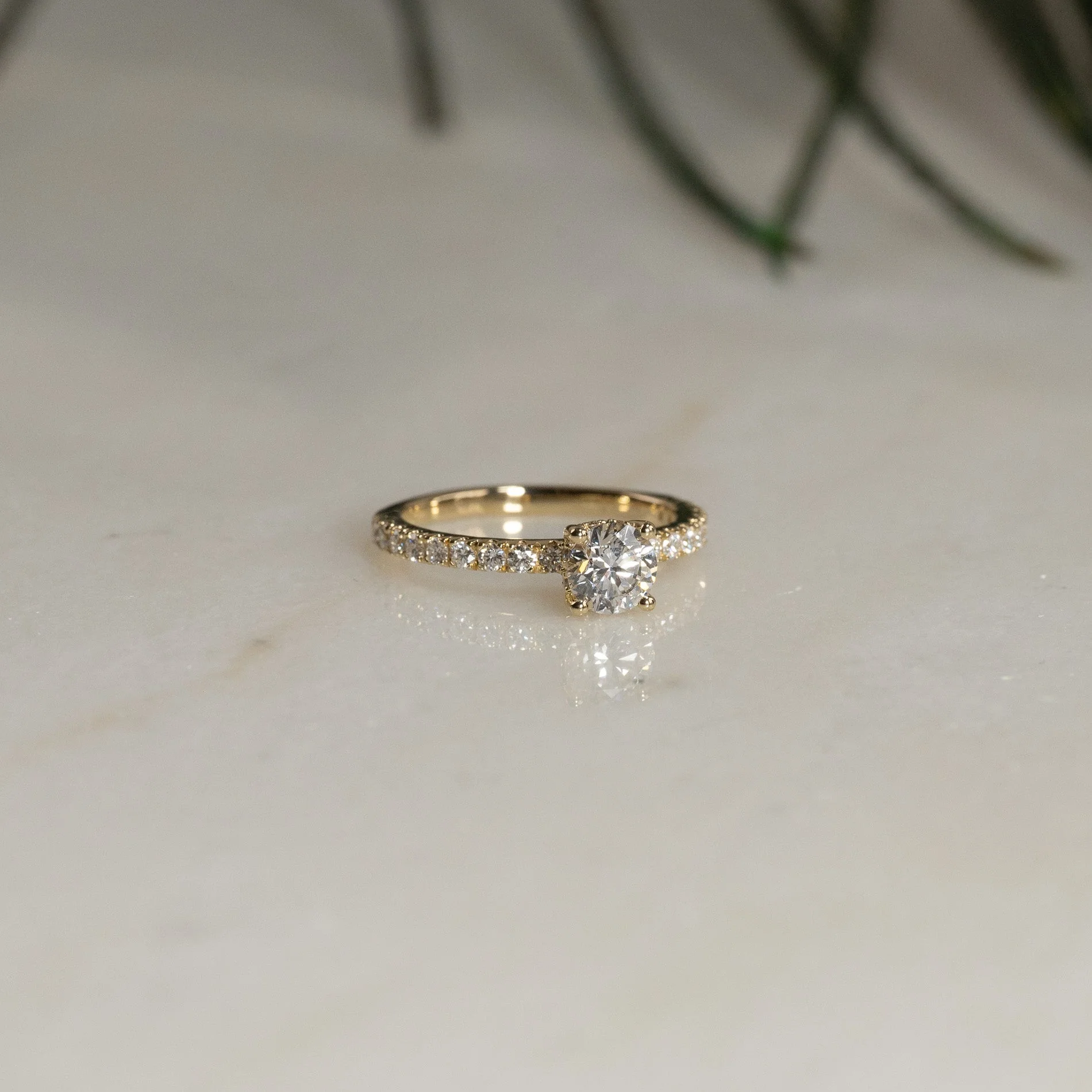 HIDDEN-HALO ALLIANCE DIAMOND RING - Image 9