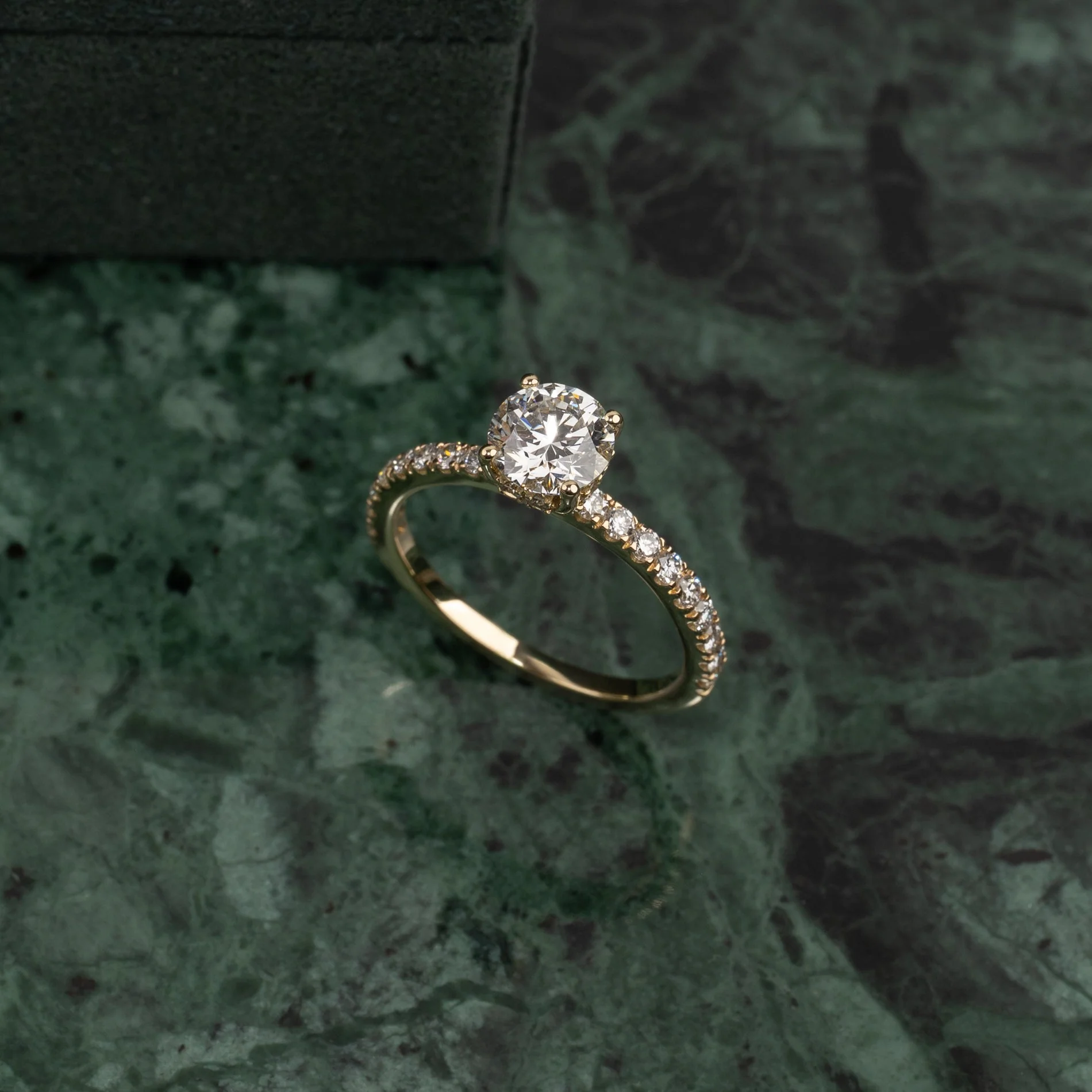 HIDDEN-HALO ALLIANCE DIAMOND RING - Image 8