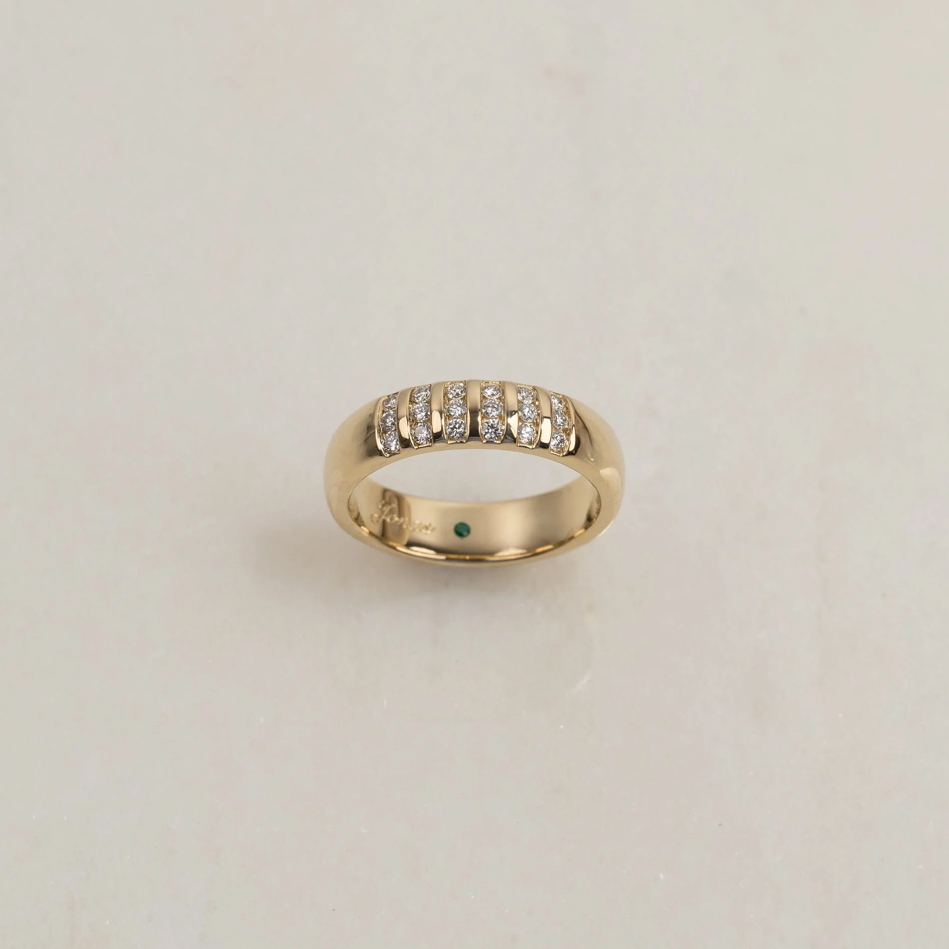 K&J CUSTOM D-SHAPE WEDDING BANDS - Image 3