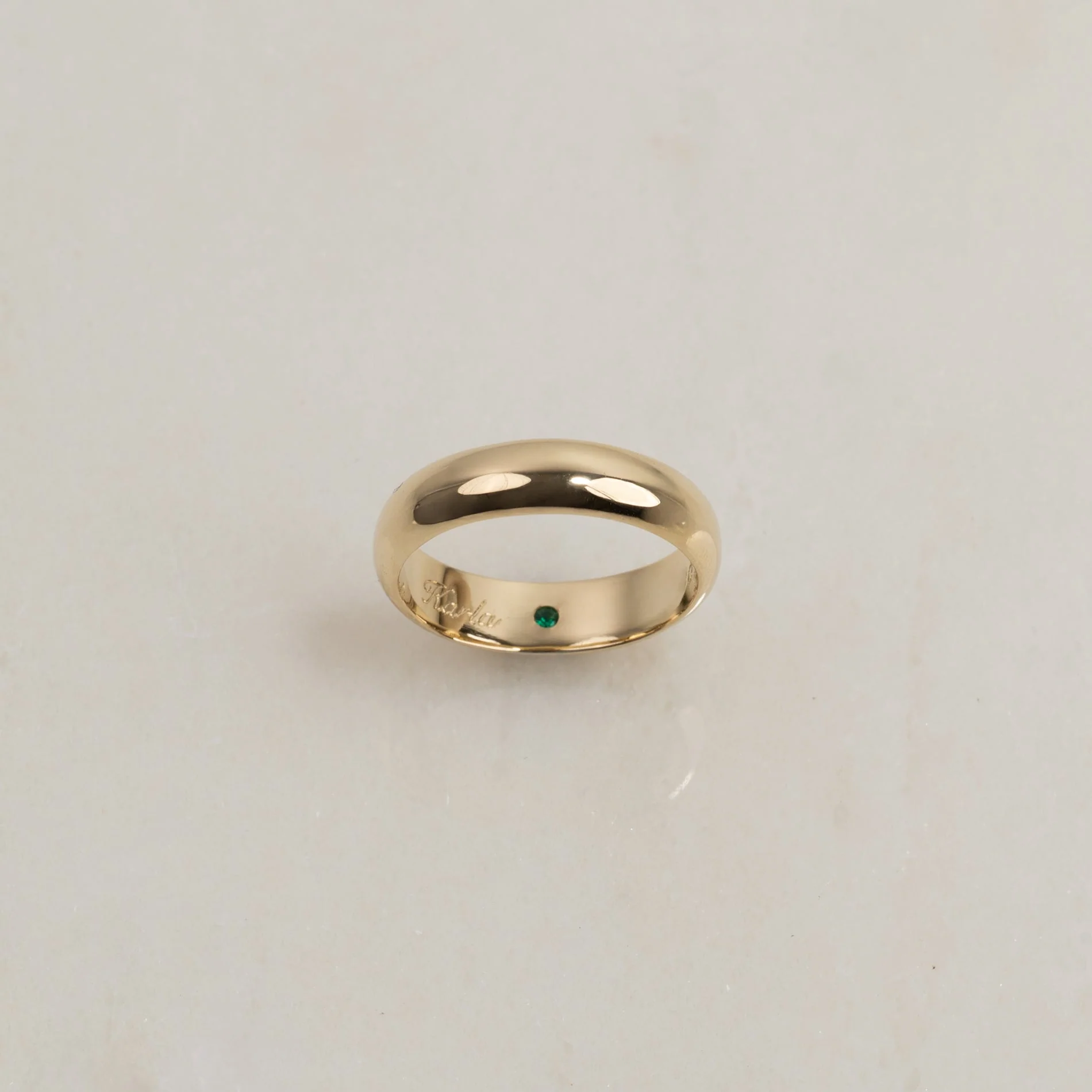 K&J CUSTOM D-SHAPE WEDDING BANDS - Image 4