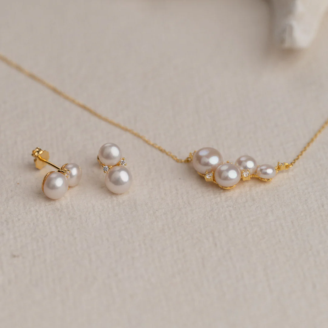 KELLY PEARL GOLDEN NECKLACE - Image 8
