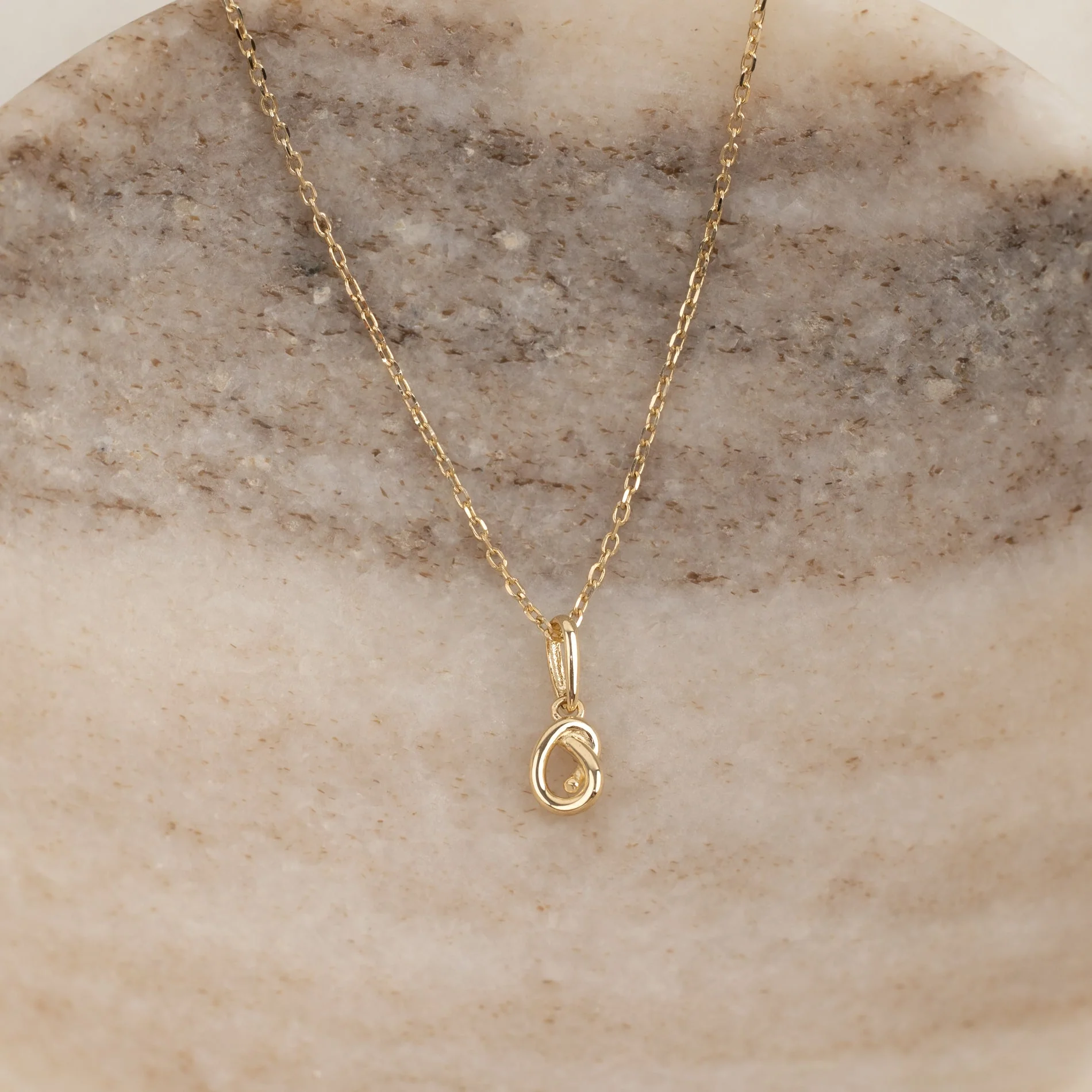 LILY SOLID GOLD PENDANT - Image 3