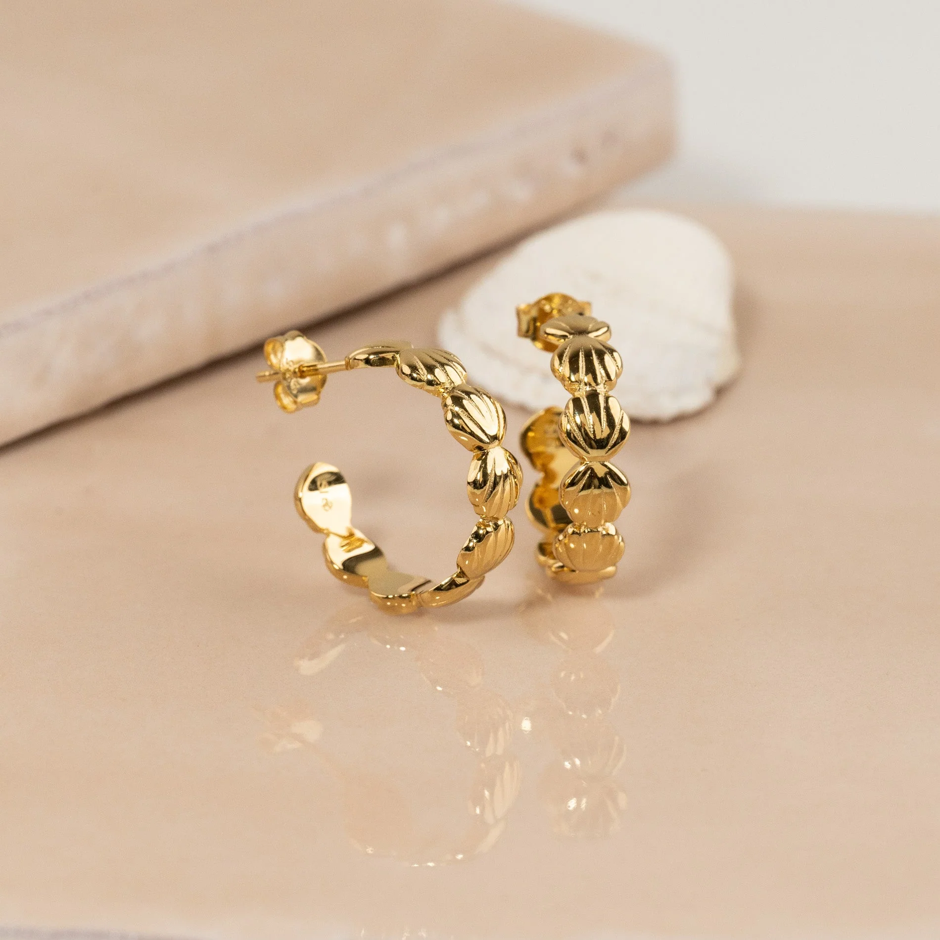 MERINA GOLDEN CREOL EARRING