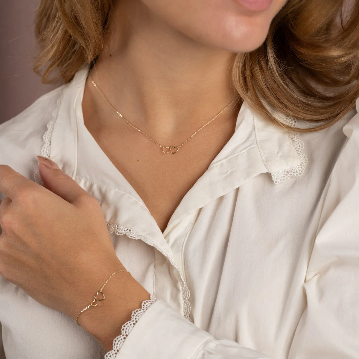 MILA SOLID GOLD BRACELET - Image 7