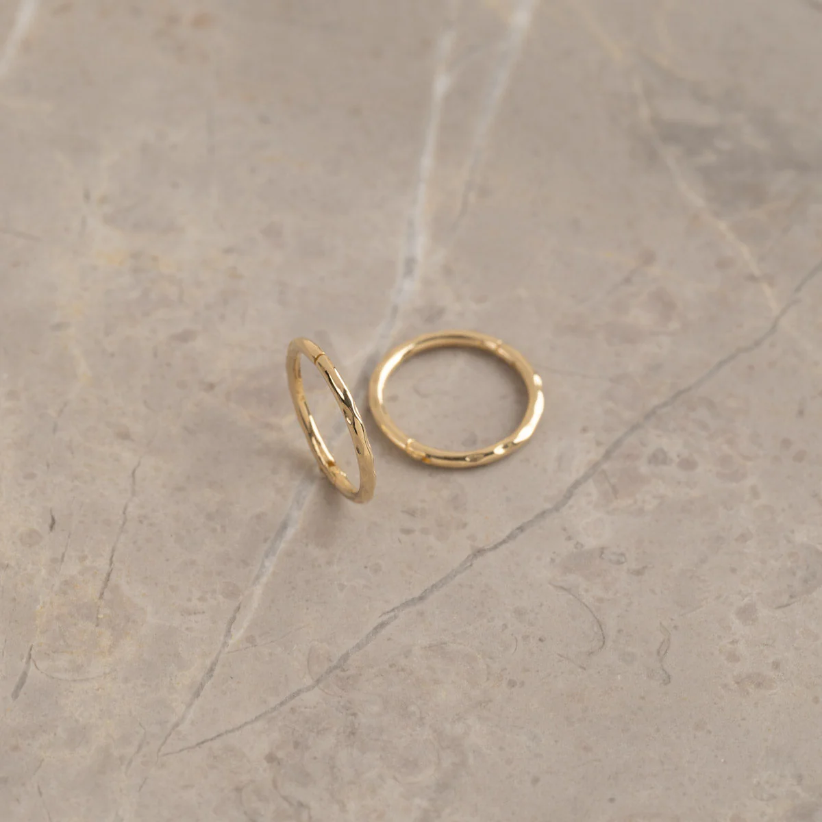 OLIVIA SOLID GOLD CREOL EARRING