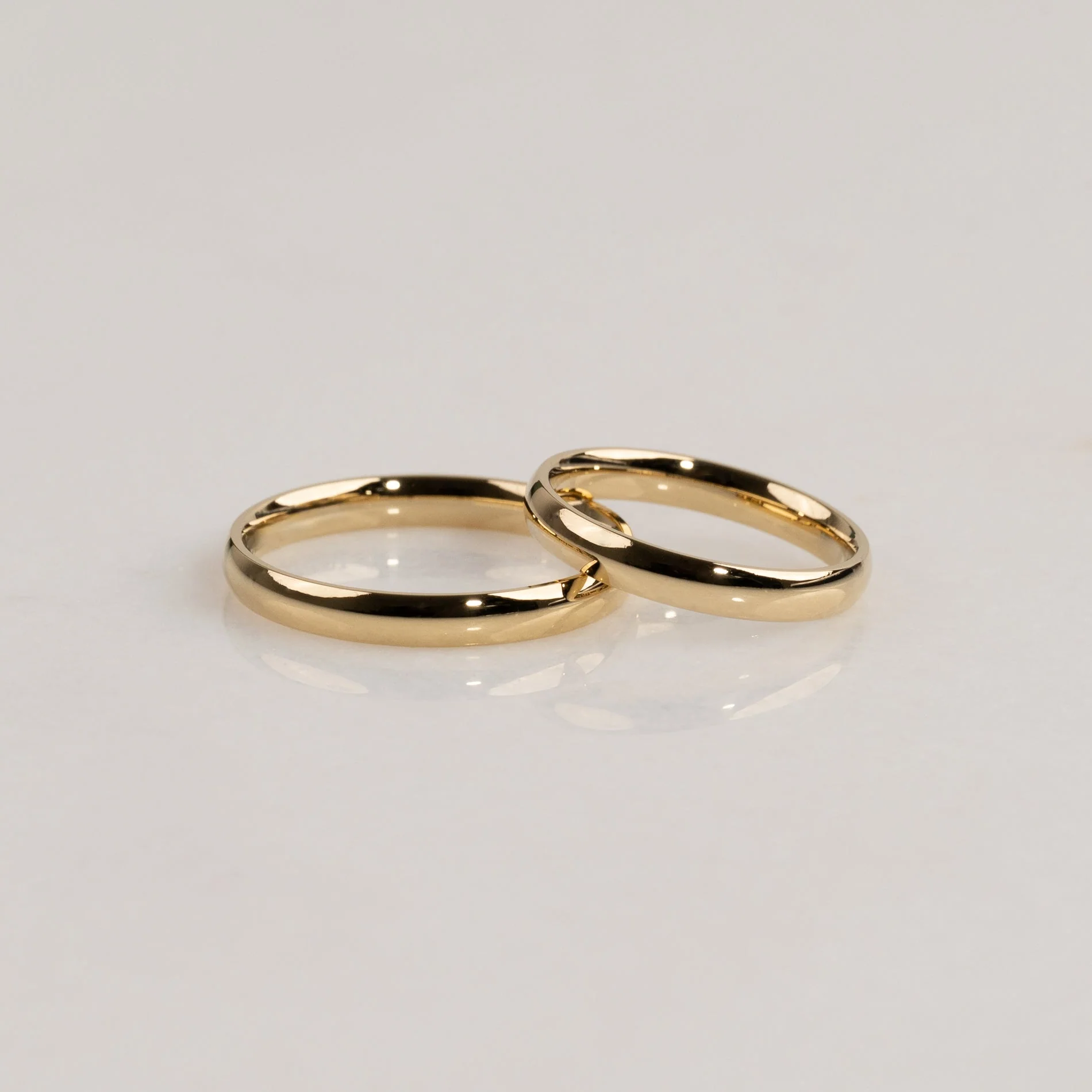 OVAL COURT WEDDING BAND - 3.5mm - YG - Image 3