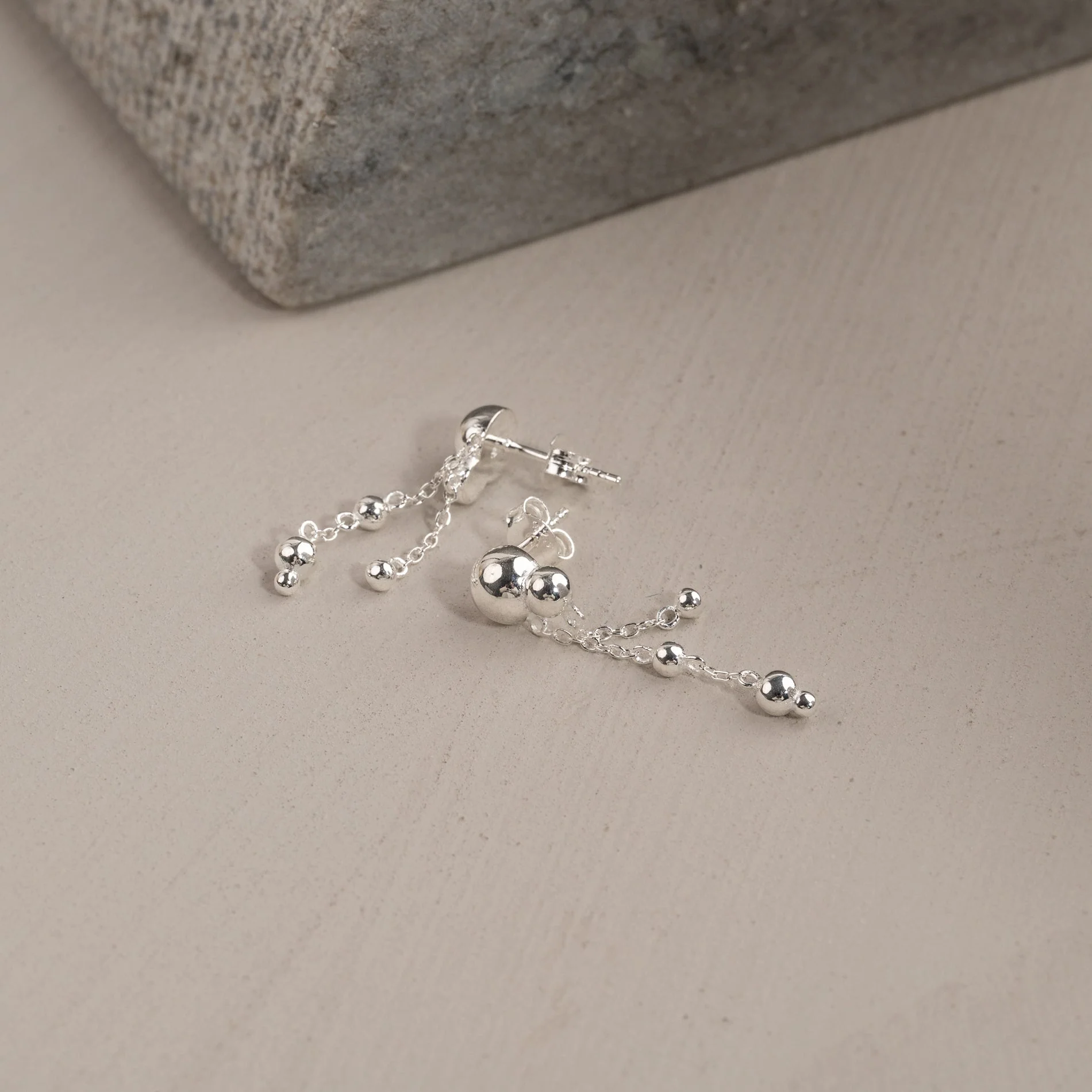 PALOMA SILVER DROP EARRING