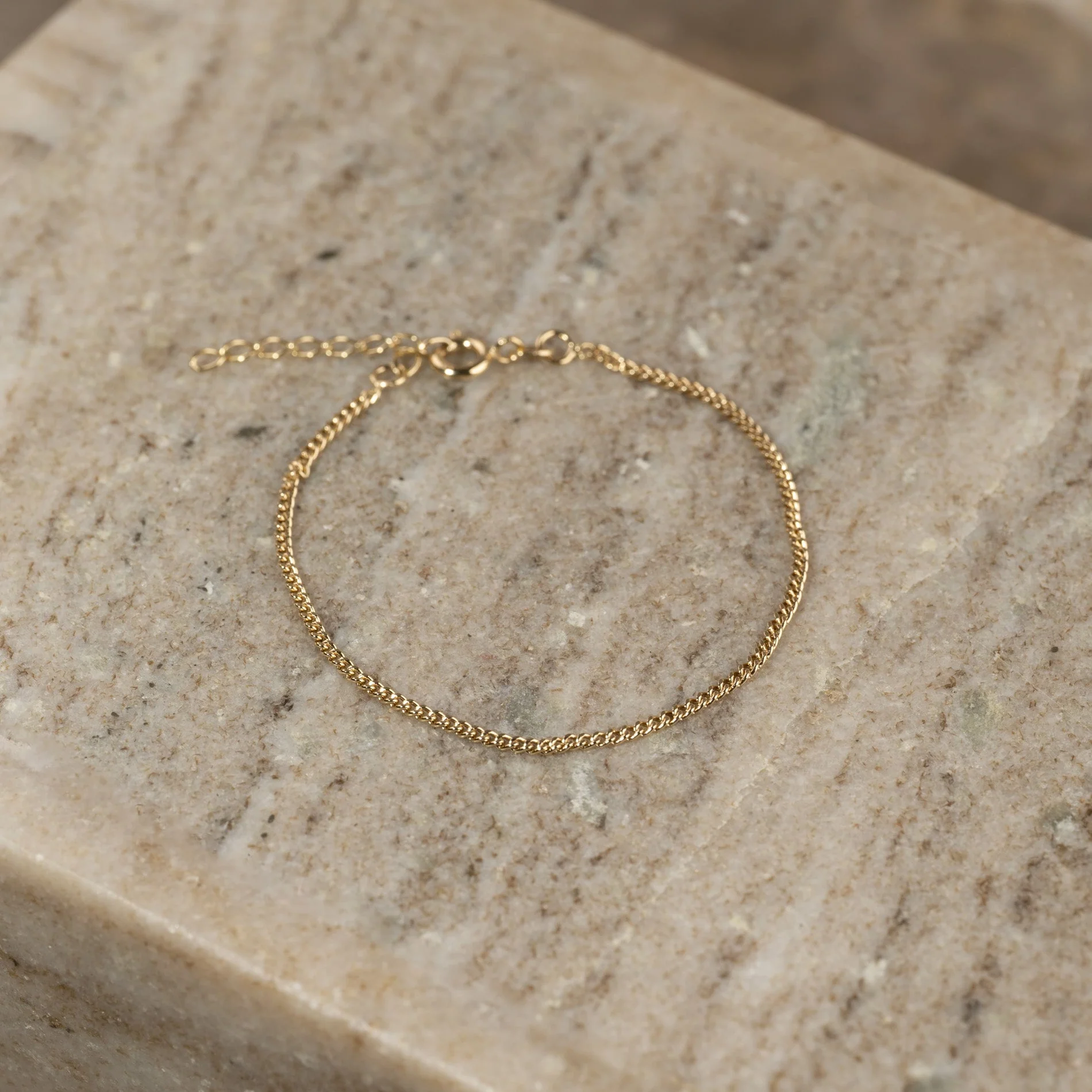 SIA MINI PANZER SOLID GOLD BRACELET - Image 2