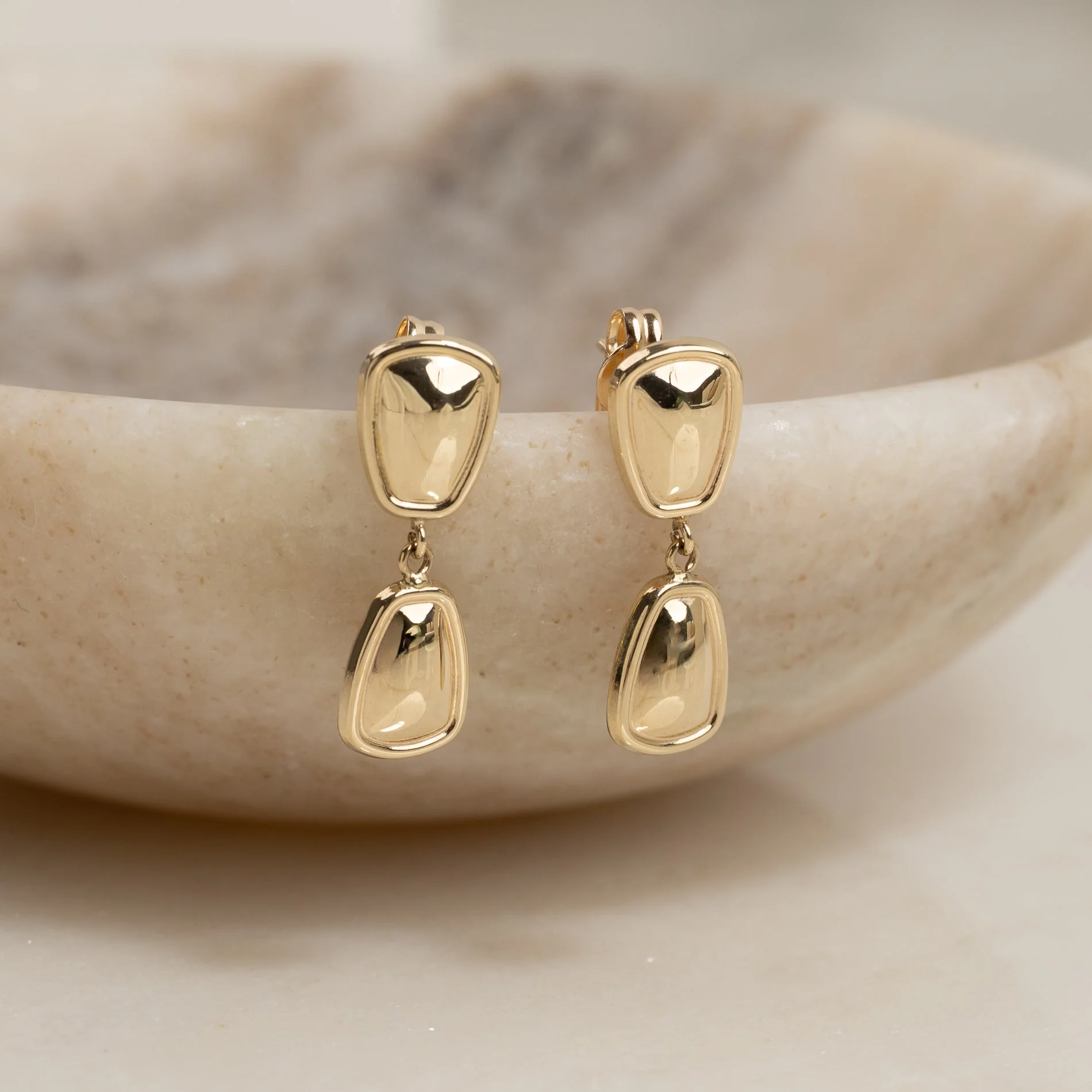 SILJE SOLID GOLD EARRING - Image 3