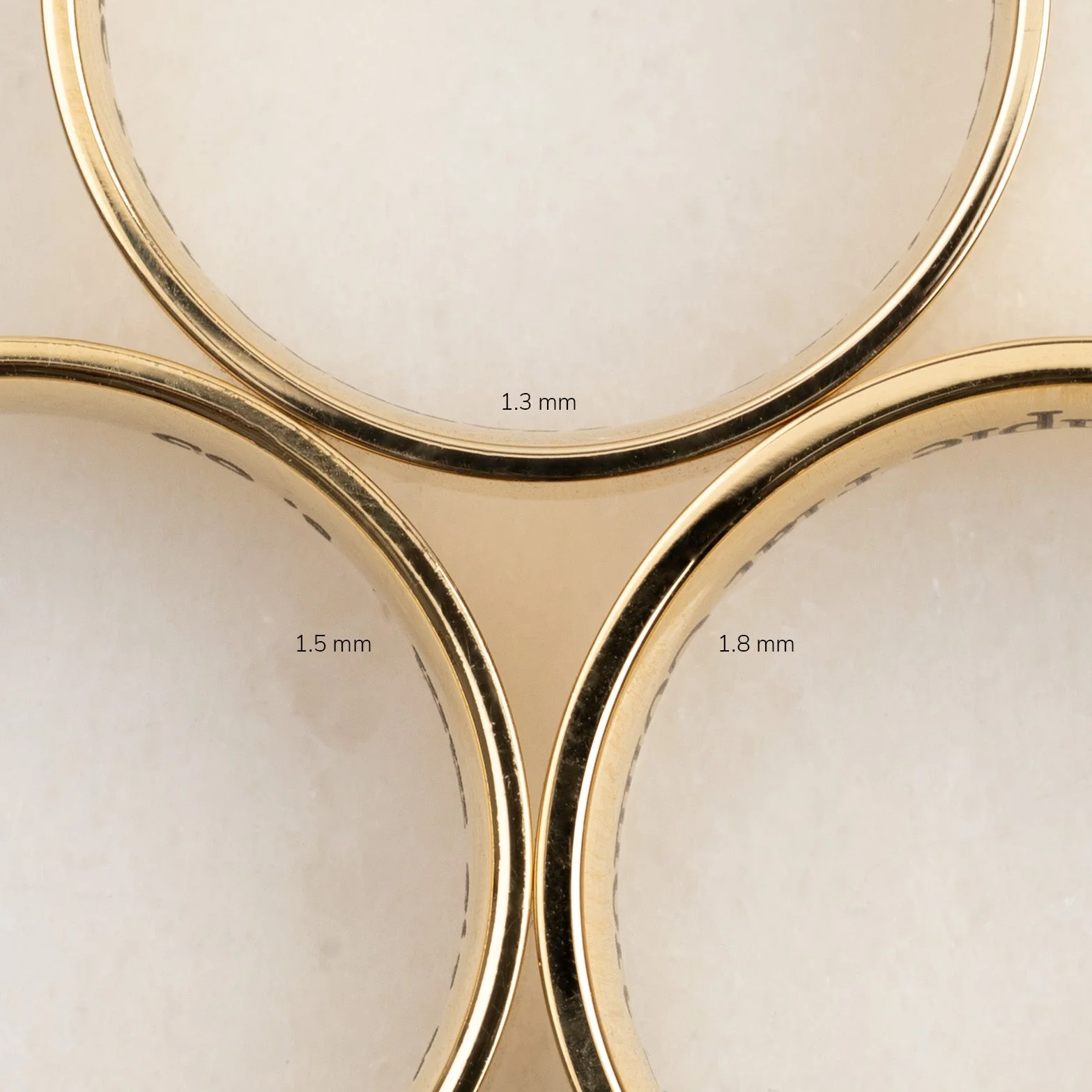 SIMPLE FLAT COMFORT WEDDING BAND - YG - Image 8