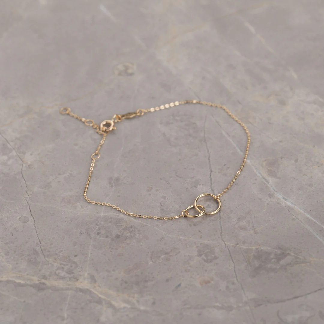 UNA SOLID GOLD BRACELET