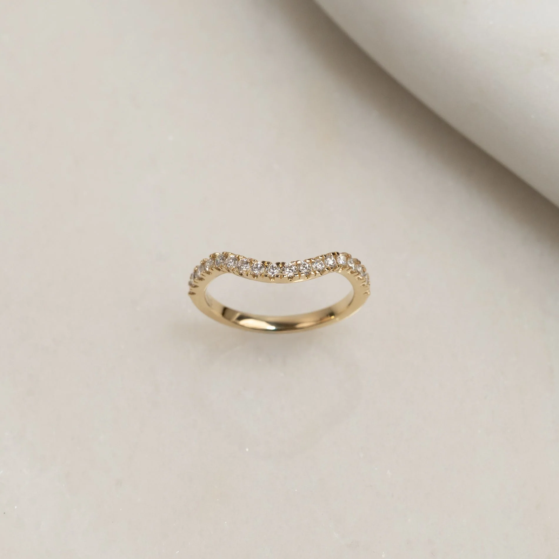 WIDE CURVE STACKING ALLIANCE LAB-DIAMOND RING - Image 2