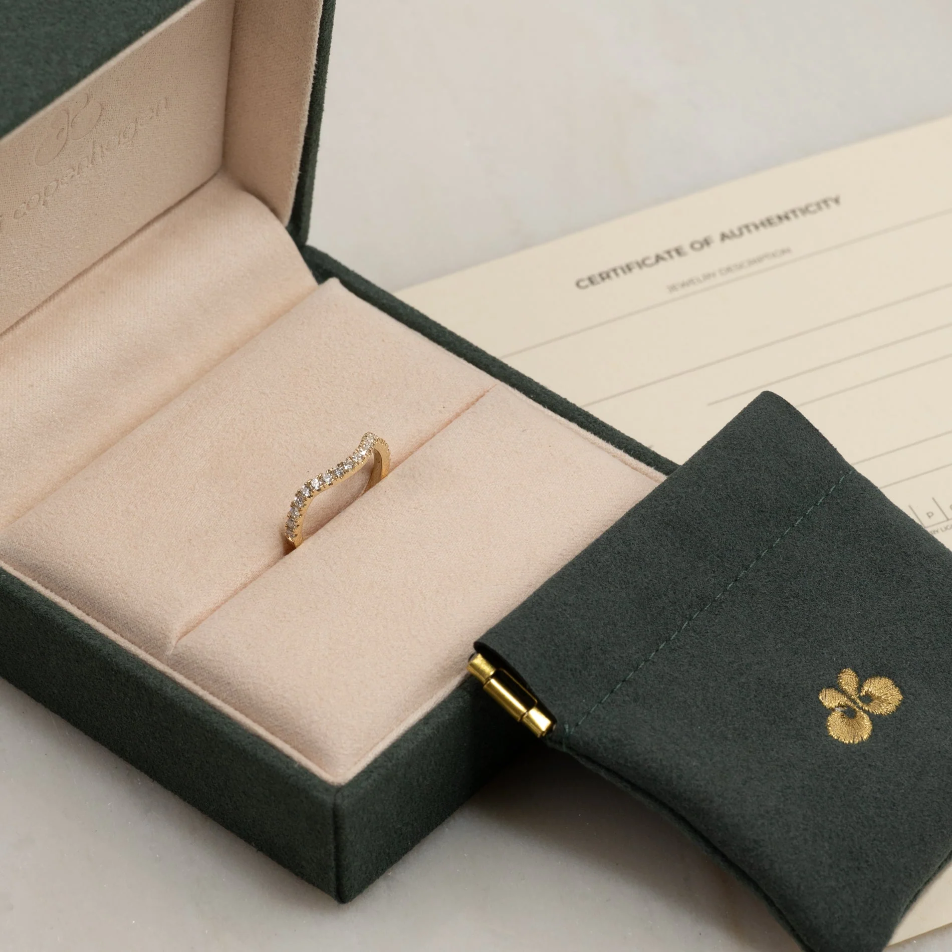WIDE CURVE STACKING ALLIANCE LAB-DIAMOND RING - Image 7