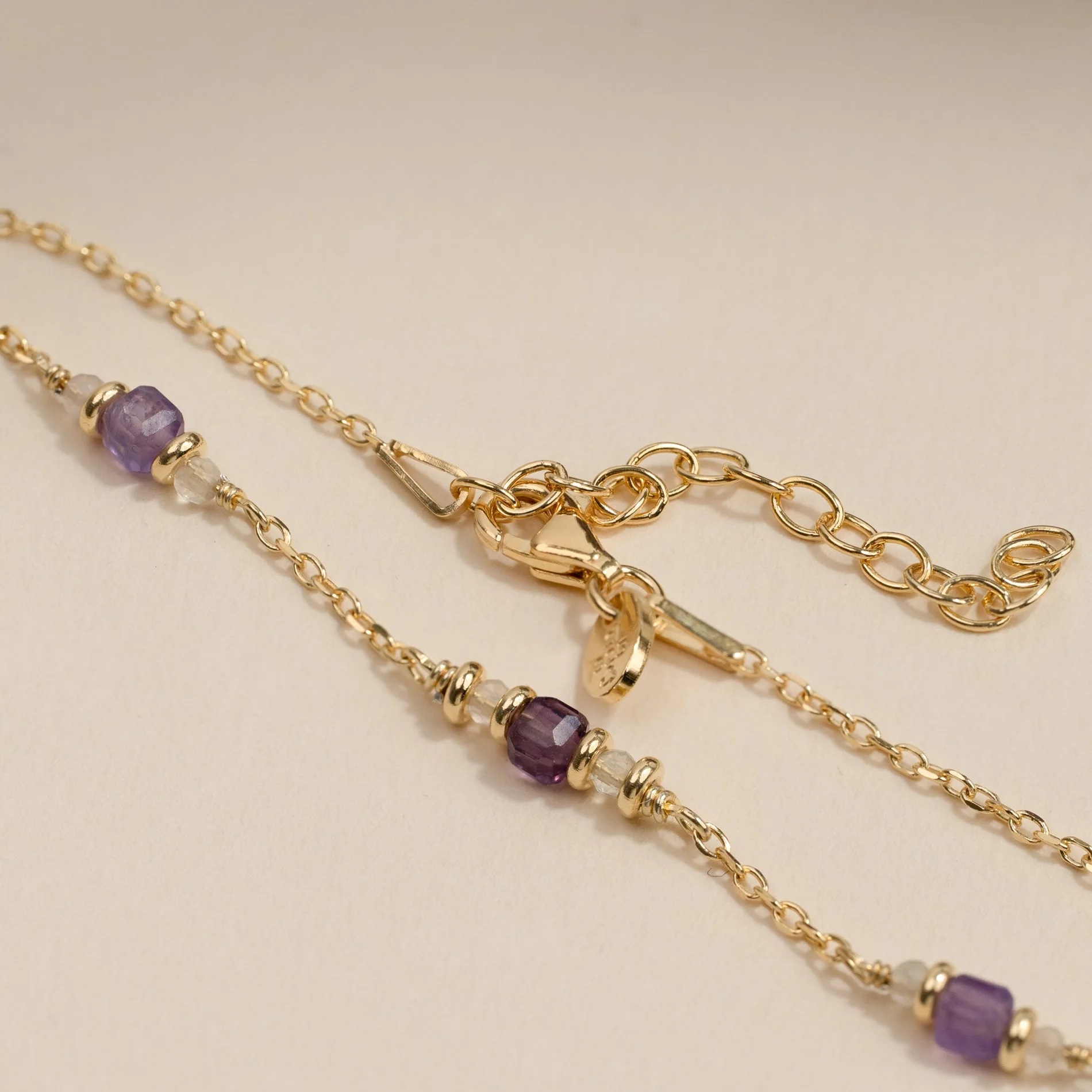 ZORA FLOURITE GOLDEN BRACELET - Image 3
